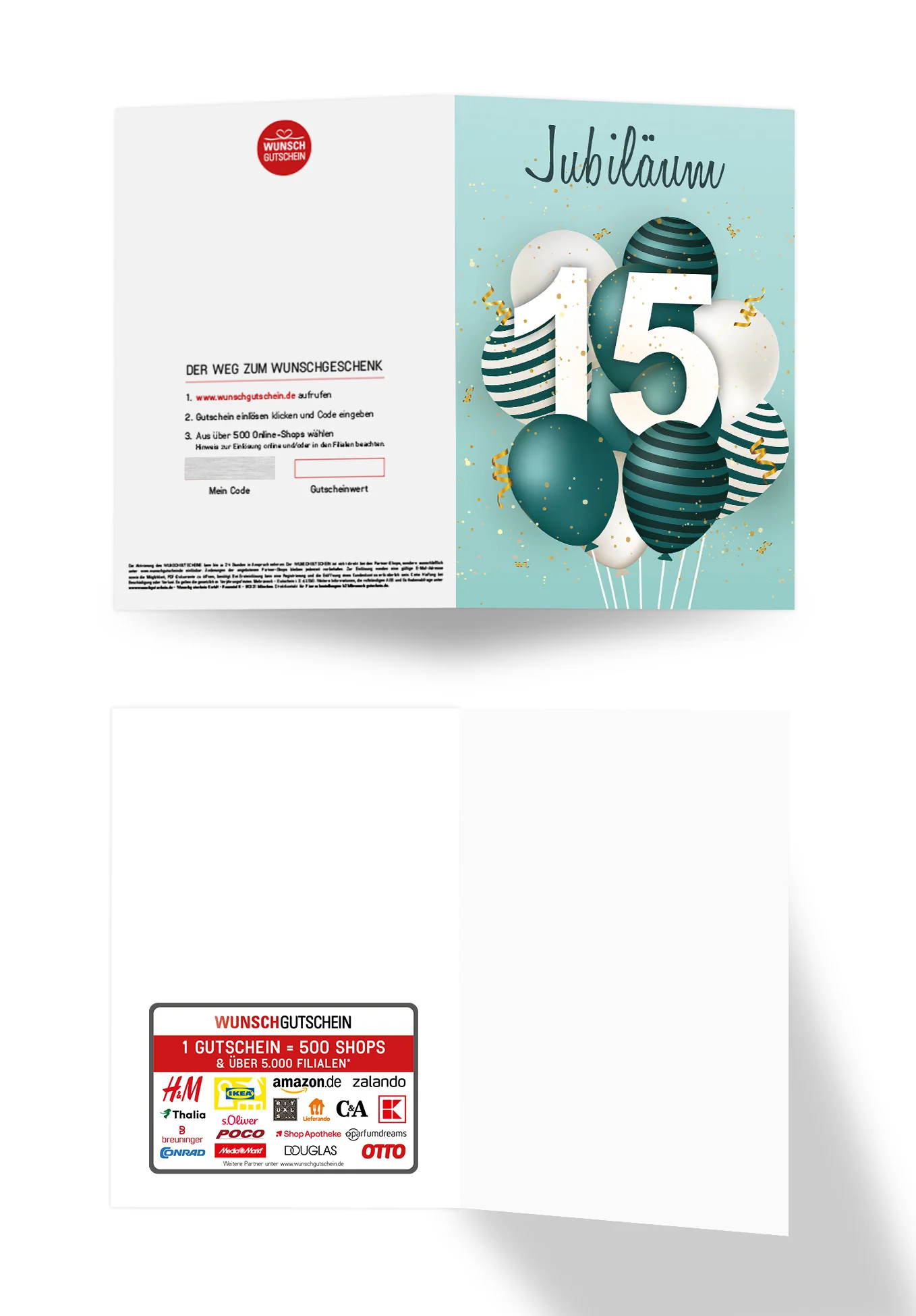 15 Jahre Jubiläum - Ballons Grün - Image 3