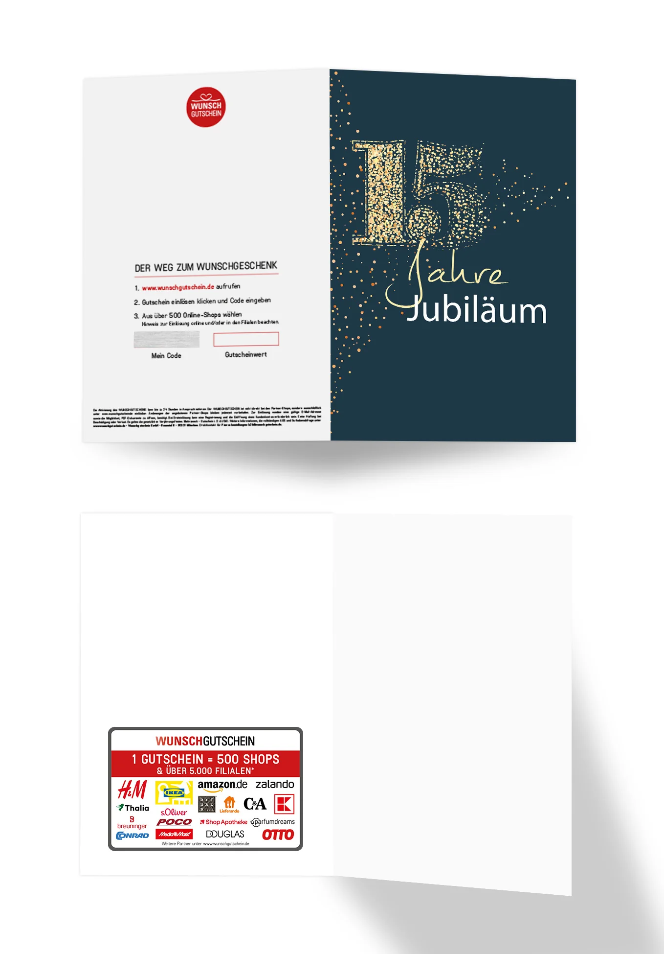 15 Jahre Jubiläum - Blau Gold - Image 3