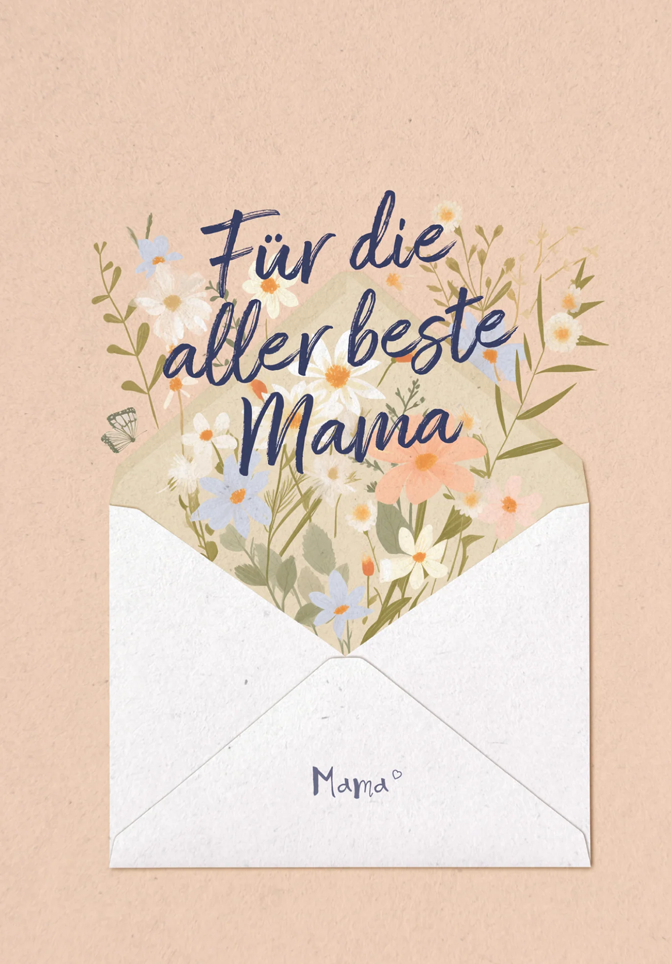 Aller beste Mama - Brief Blumen - Image 2