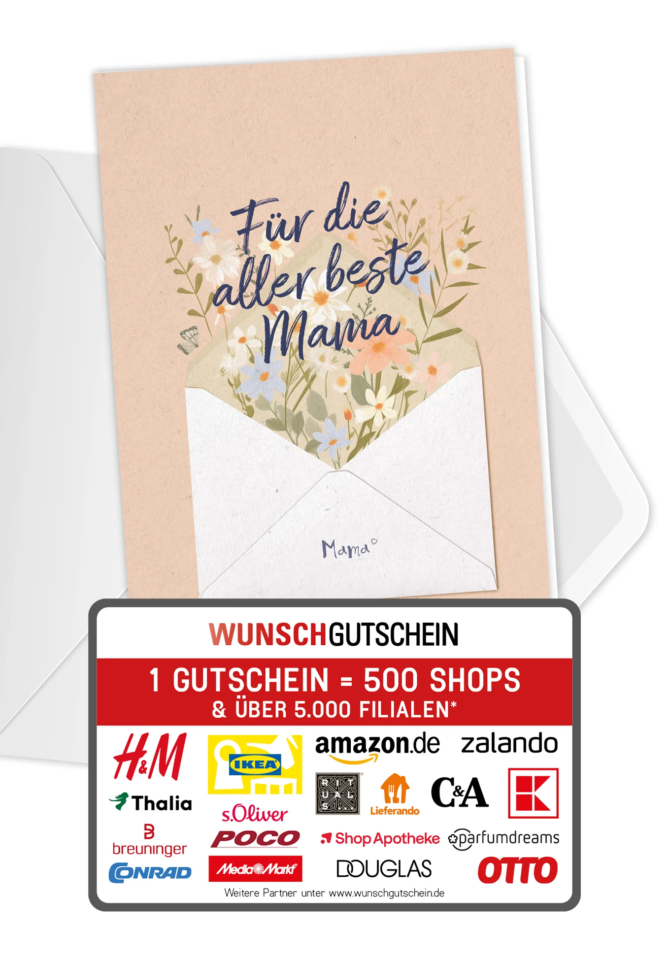 Aller beste Mama - Brief Blumen PDF