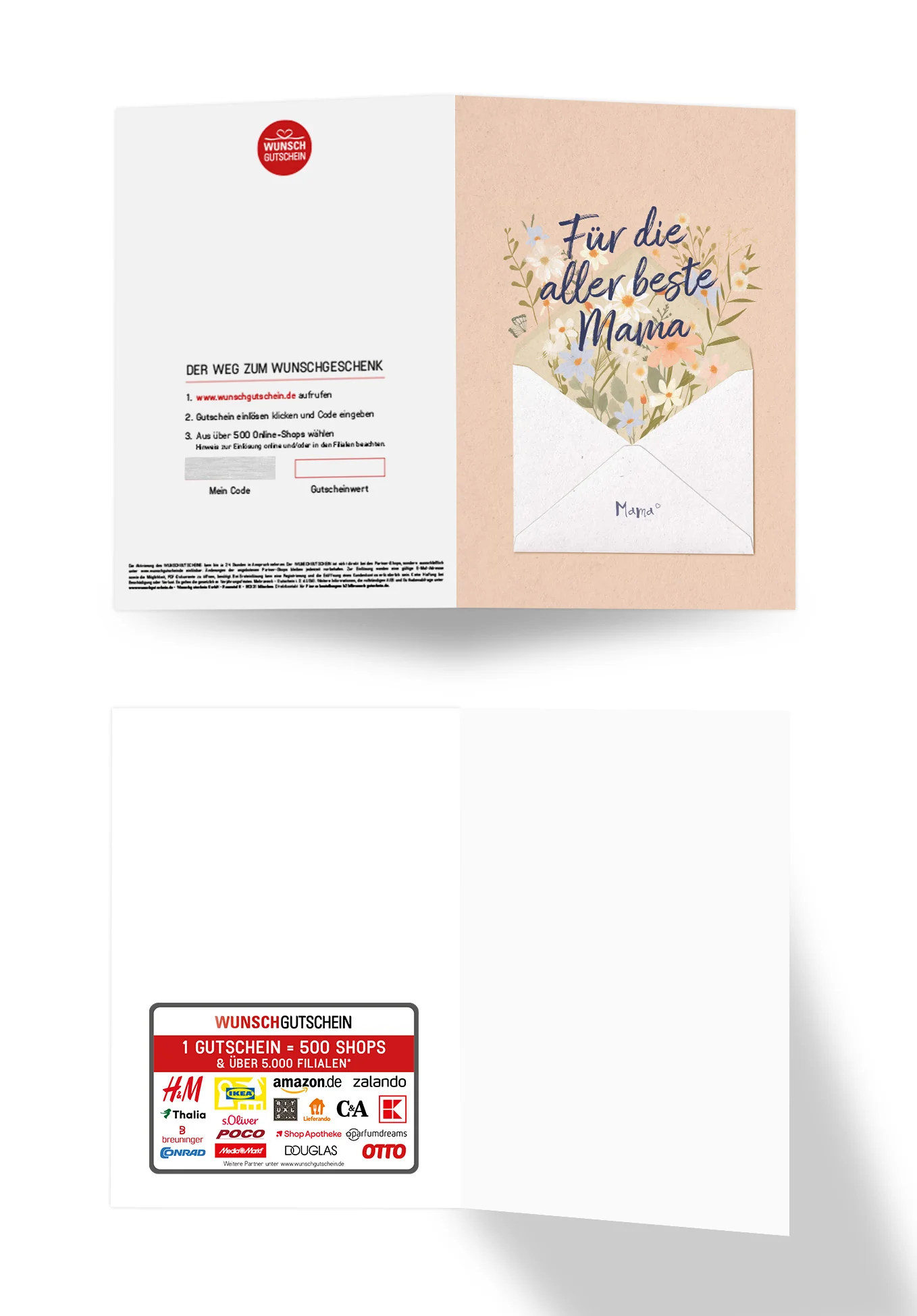 Aller beste Mama - Brief Blumen PDF - Image 3