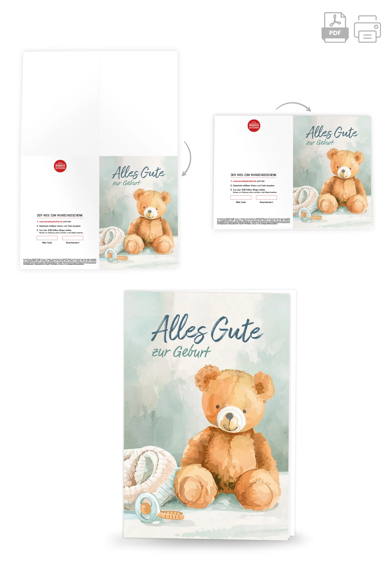 Alles Gute Geburt - Teddy Schnuller - Image 4