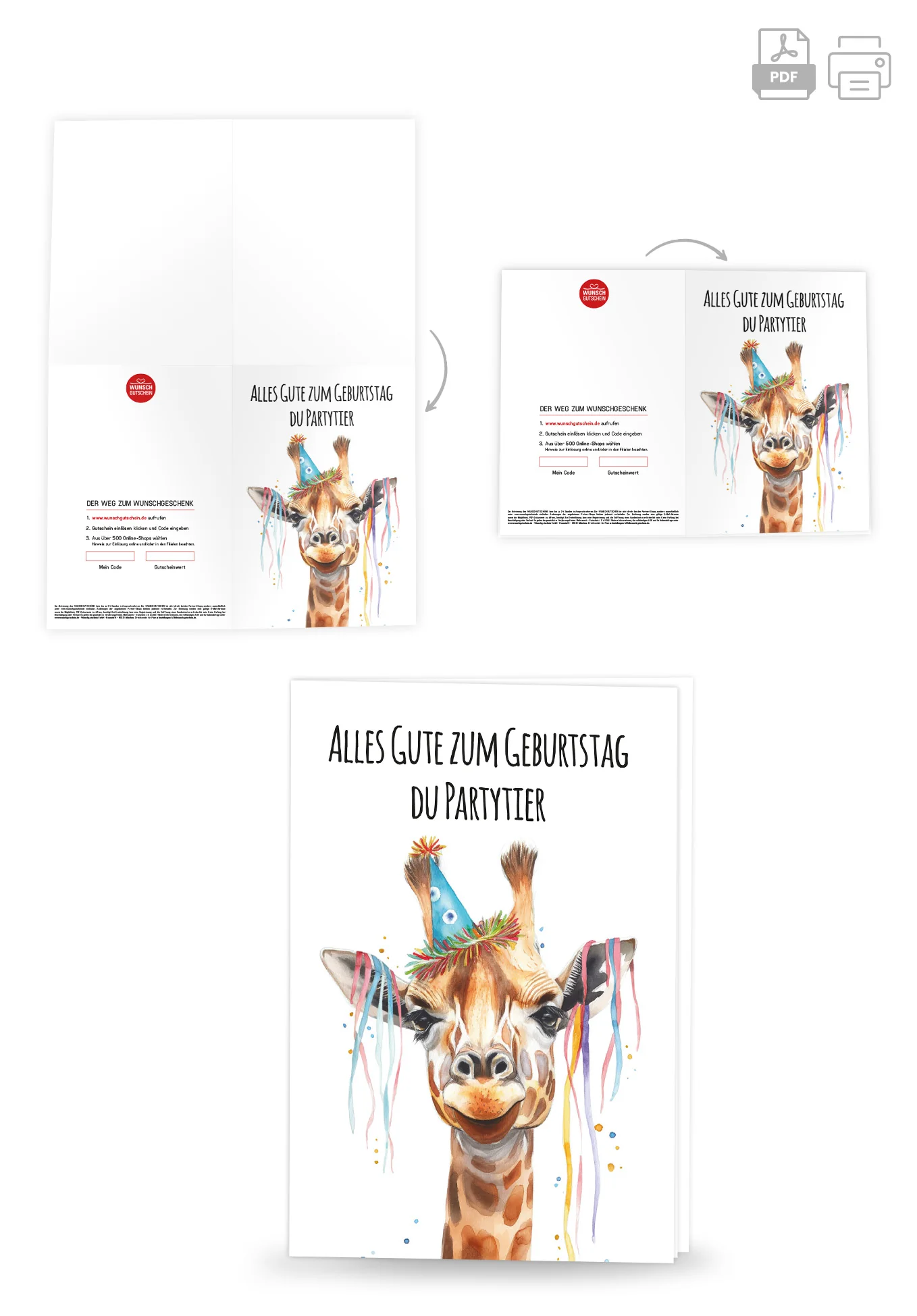Alles Gute - Giraffe PDF - Image 4