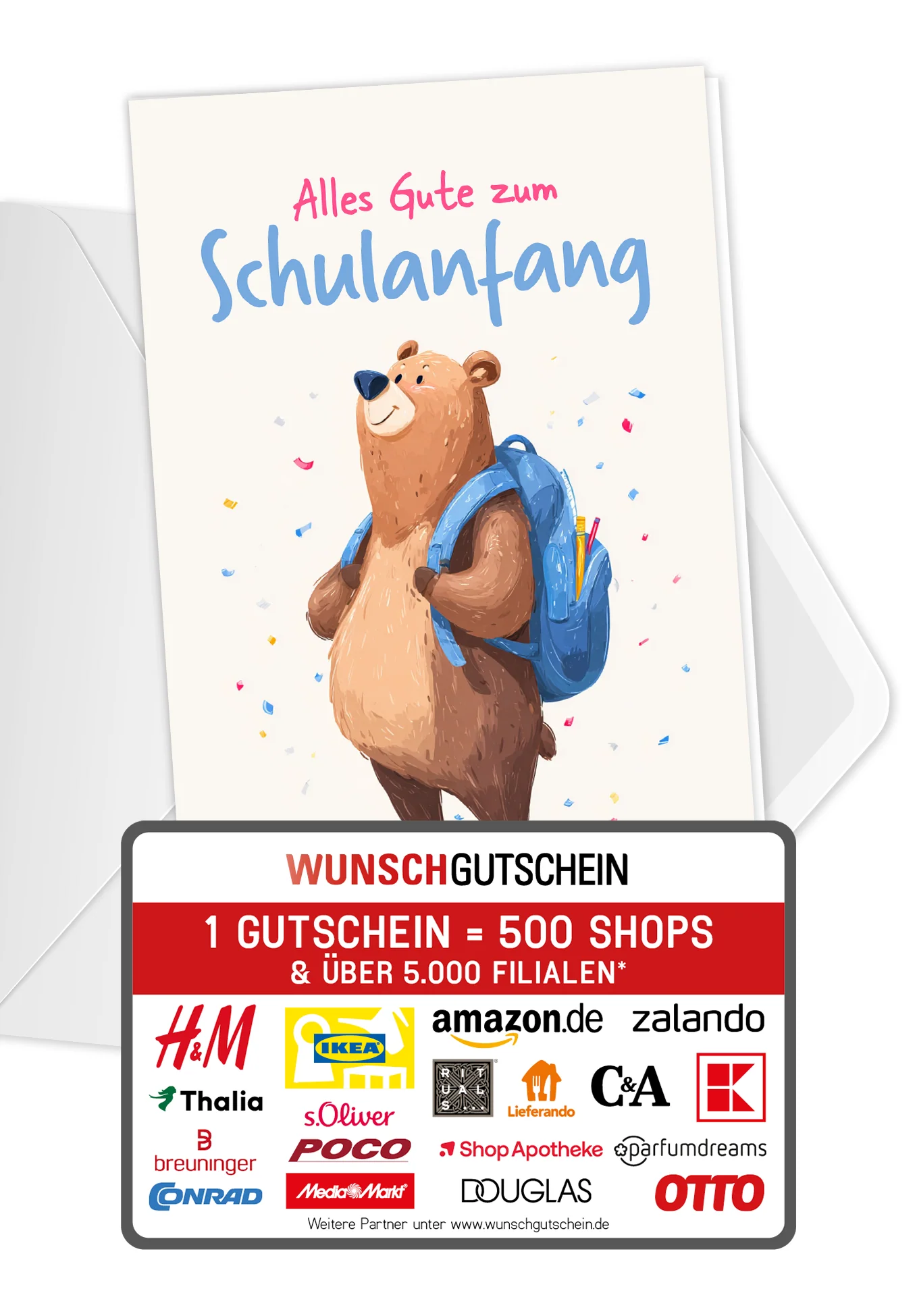 Alles Gute Schulanfang - Bär