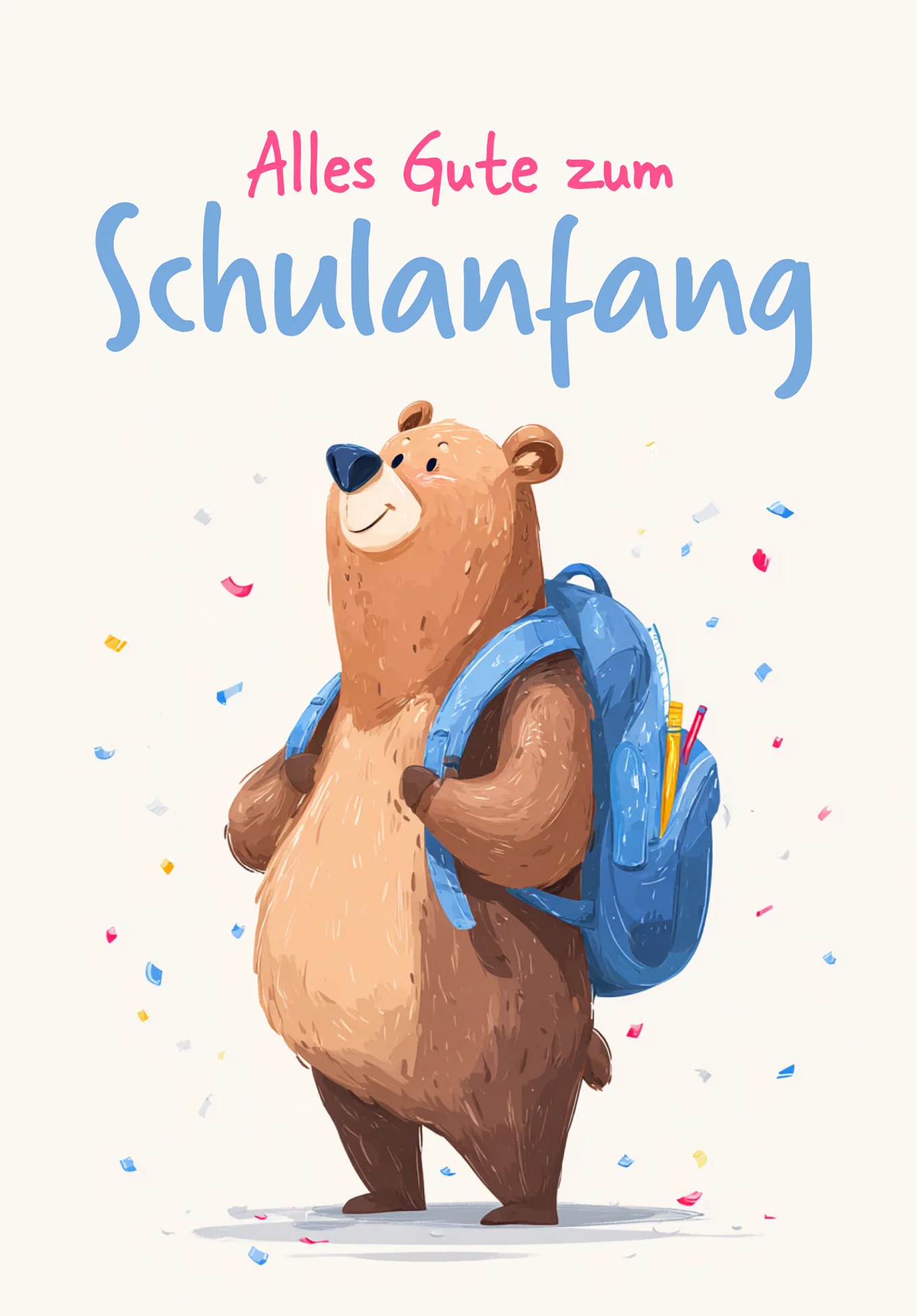 Alles Gute Schulanfang - Bär PDF - Image 2