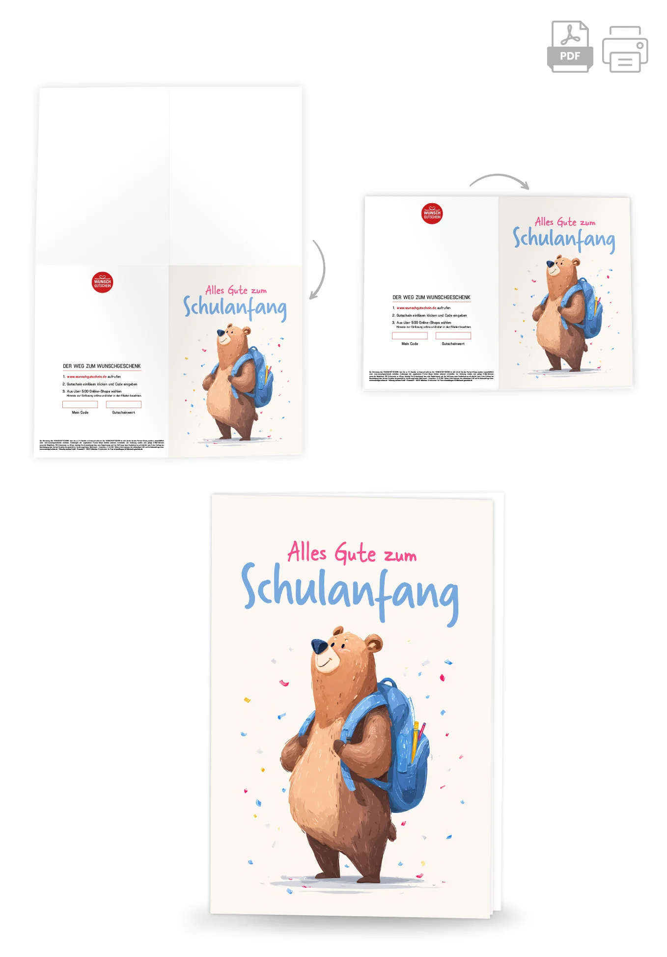 Alles Gute Schulanfang - Bär PDF - Image 4