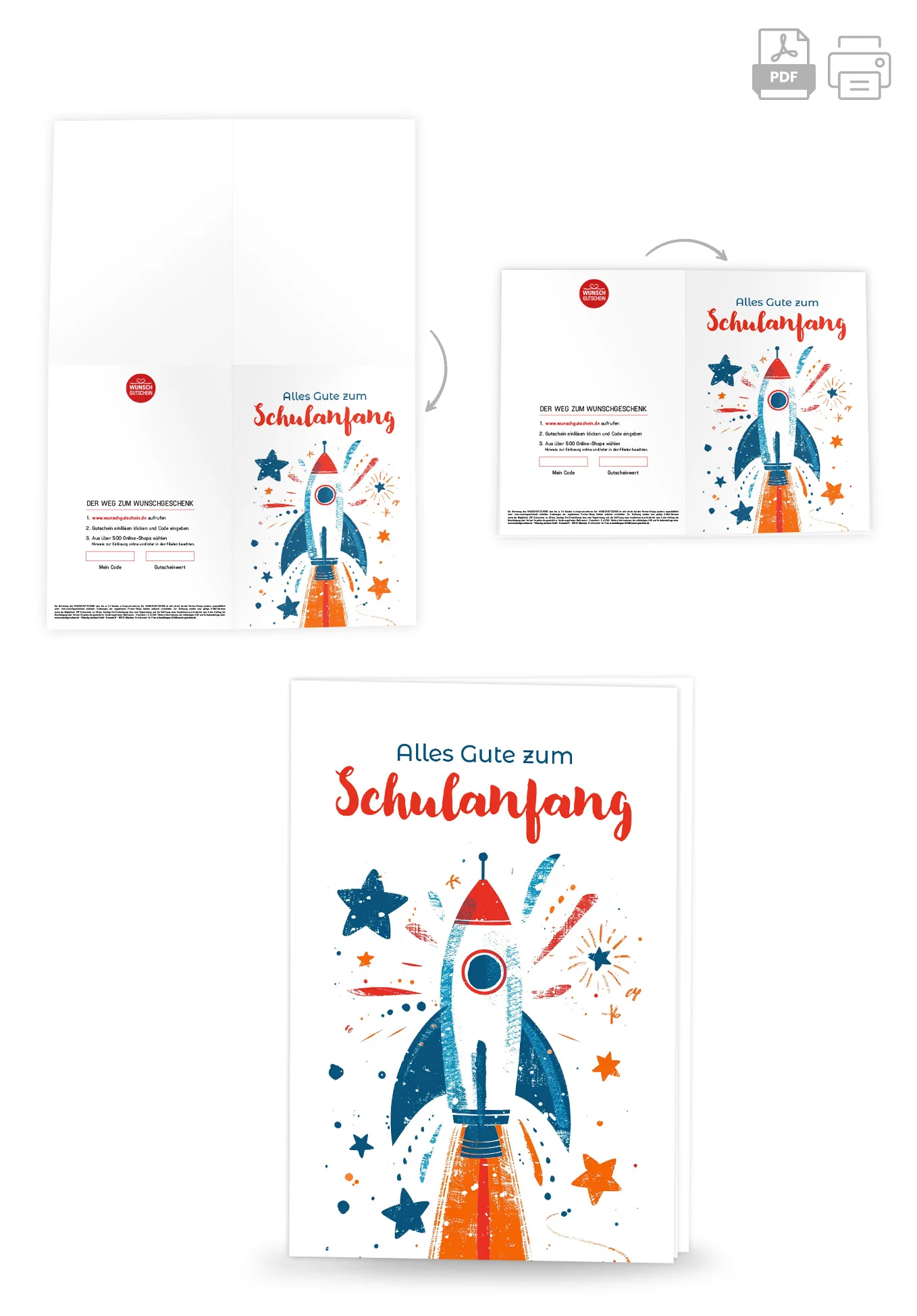 Alles Gute Schulanfang - Rakete PDF - Image 4
