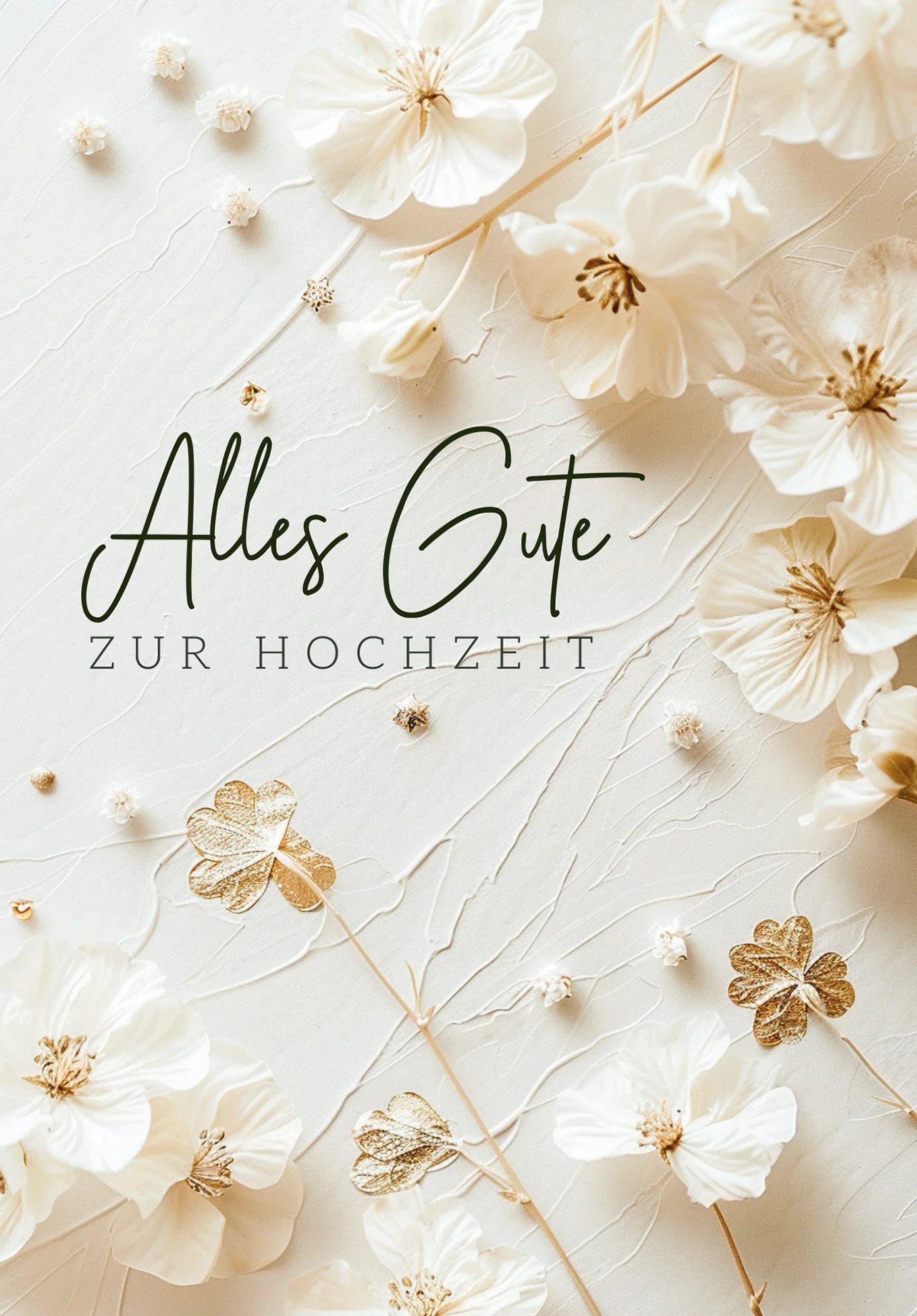 Alles Gute zur Hochzeit - Blumen Weiss PDF - Image 2