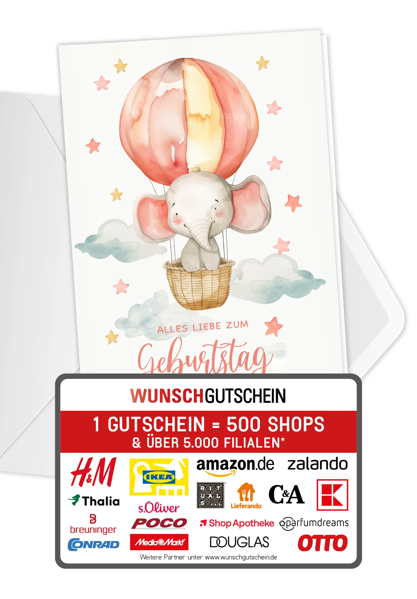 Alles Liebe - Elefant