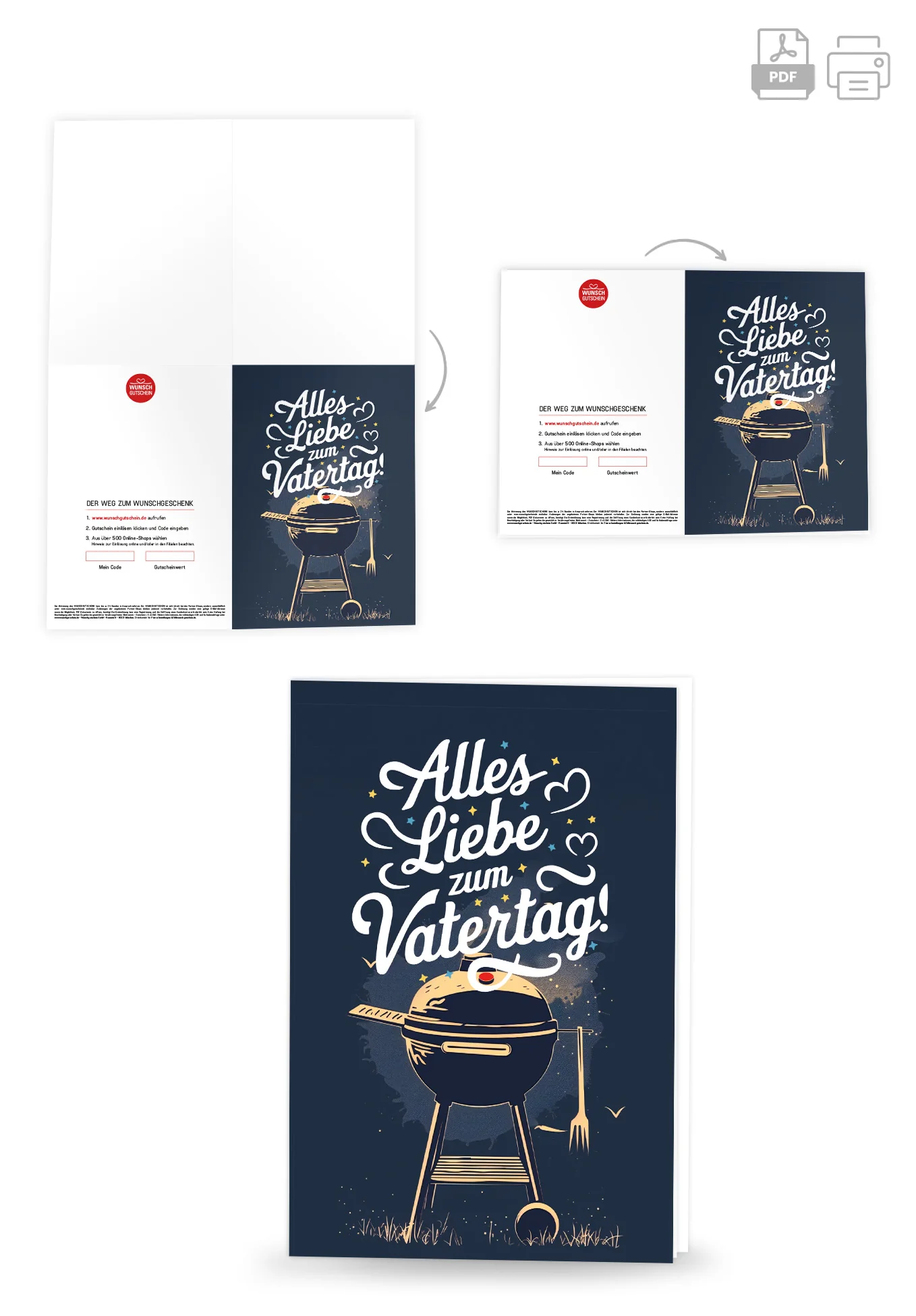 Alles Liebe Vatertag - Grill Blau - Image 4