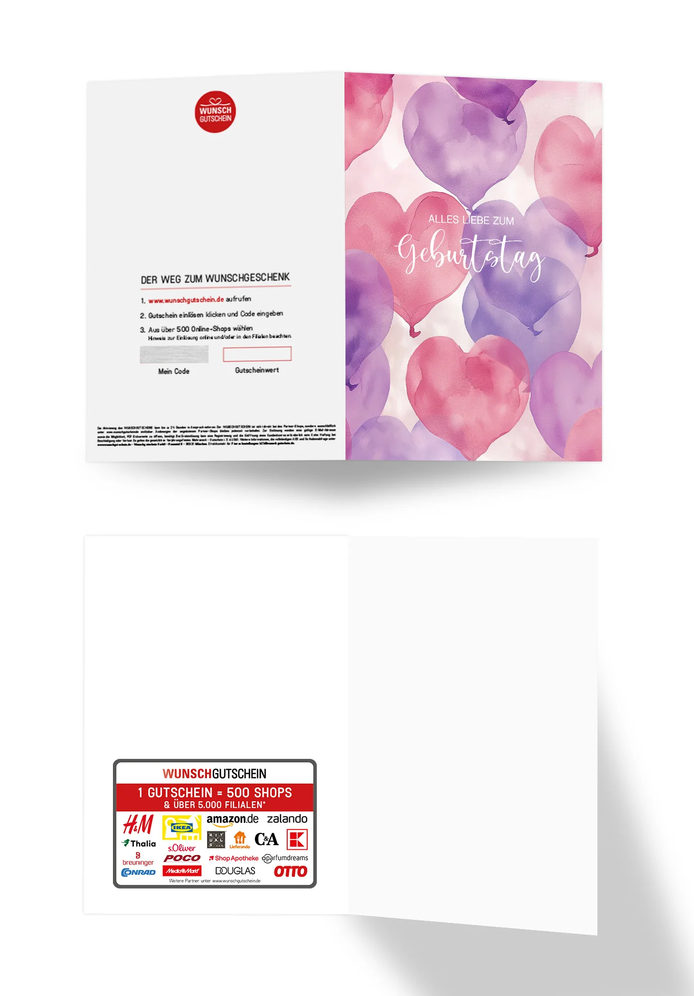 Alles Liebe zum Geburtstag - Herzen Pink - Image 3