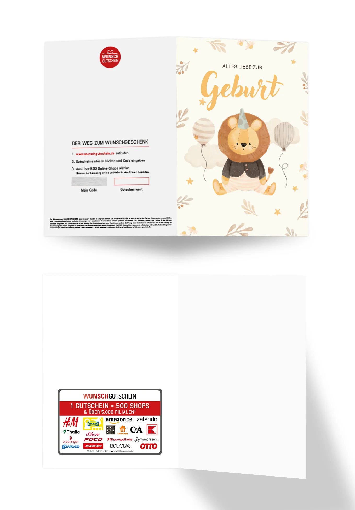 Alles Liebe zur Geburt - Löwe Beige - Image 3