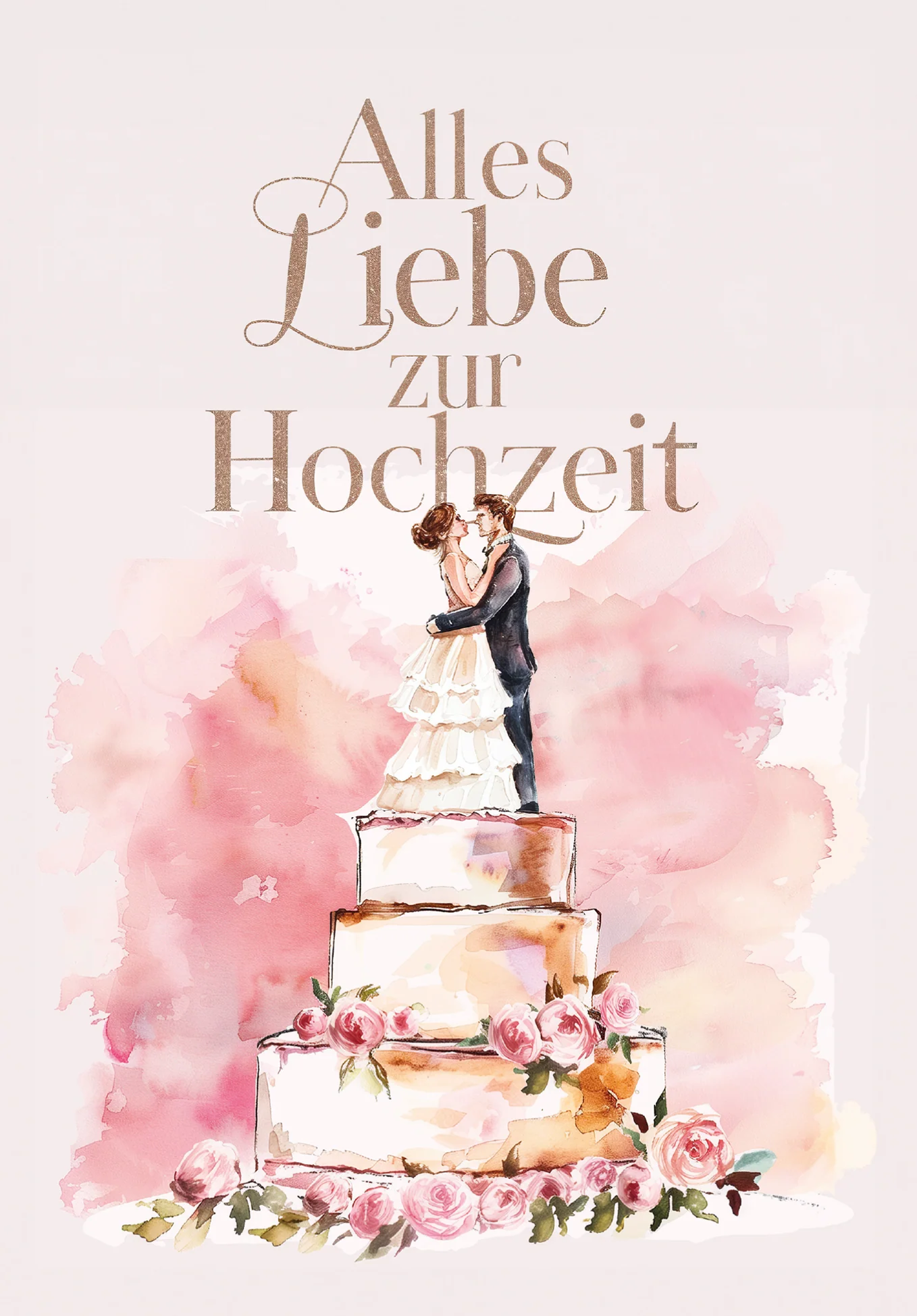 Alles Liebe zur Hochzeit - Torte PDF - Image 2