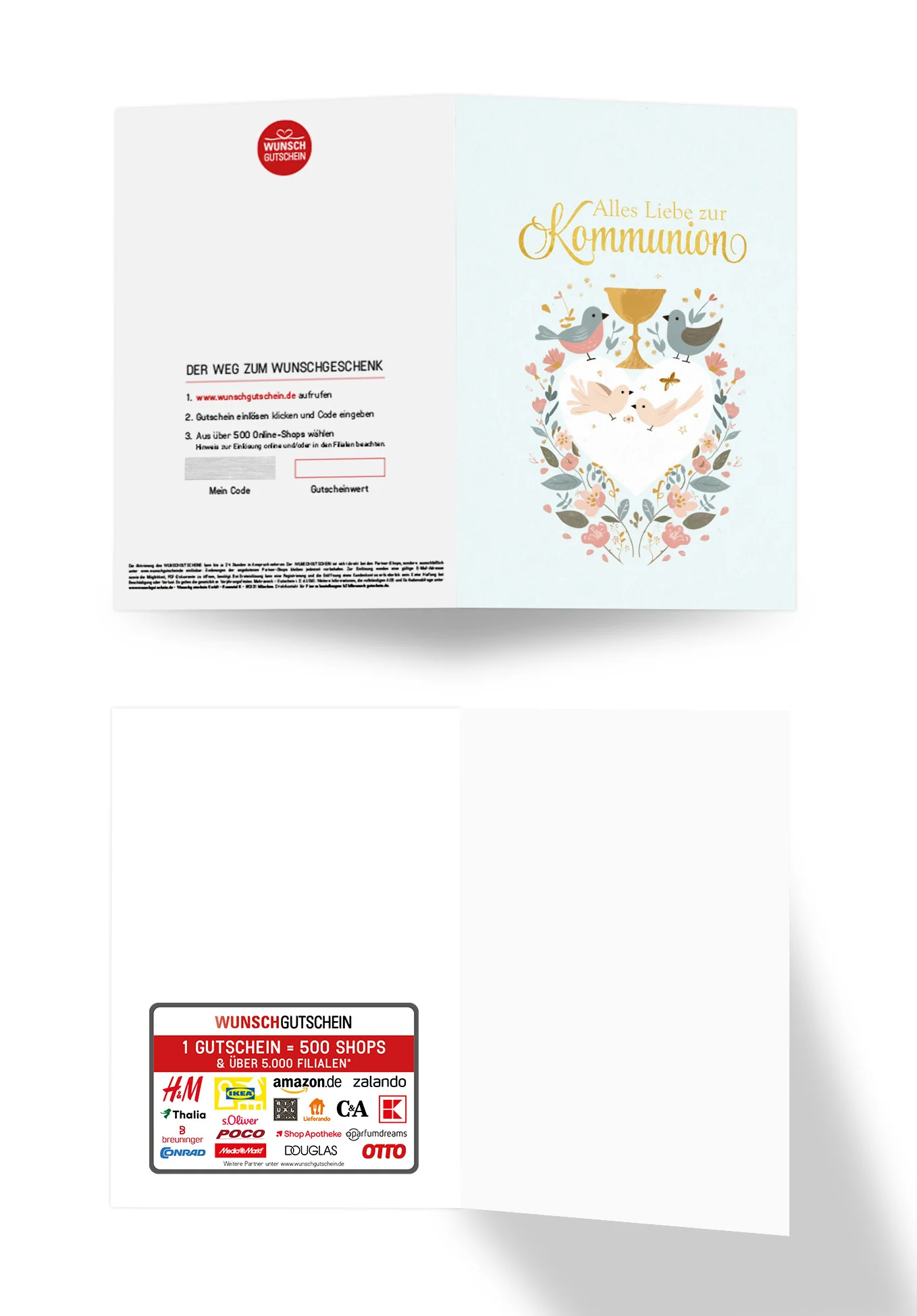 Alles Liebe zur Kommunion - Vögel Blumen PDF - Image 3