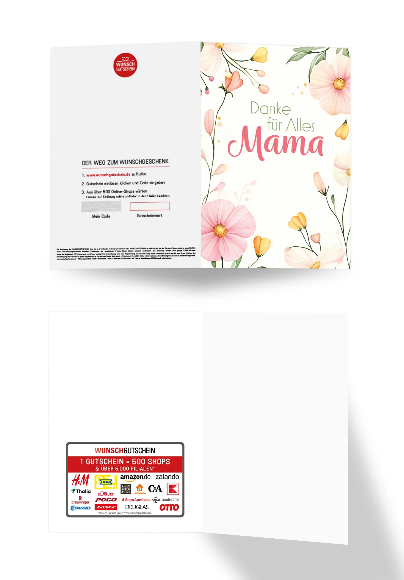 Danke für Alles Mama - Blumenrahmen PDF - Image 3