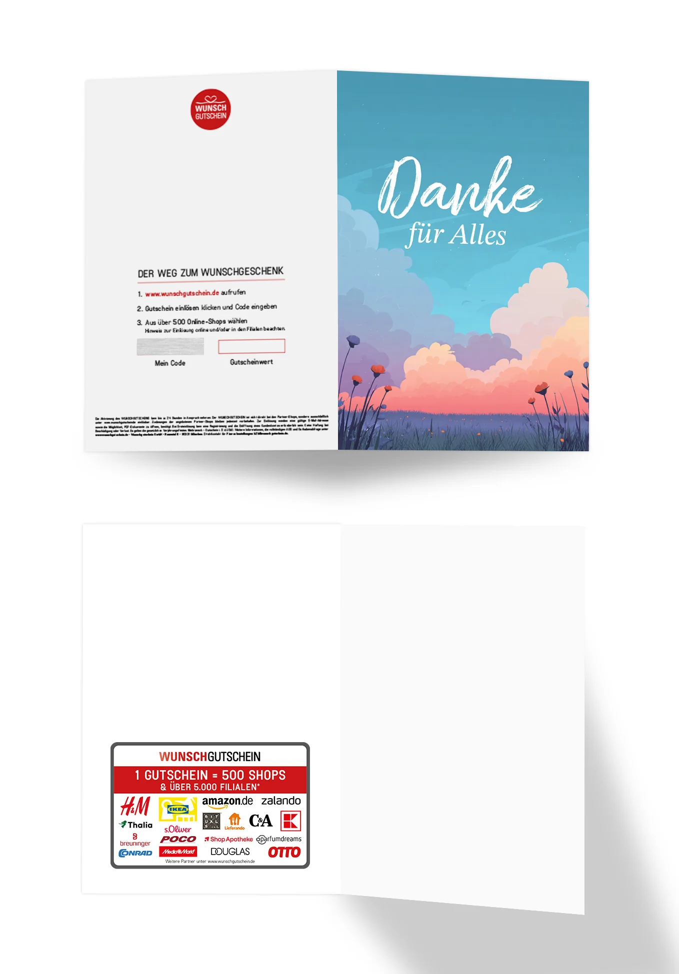 Danke für Alles - Bunte Wolken - Image 3