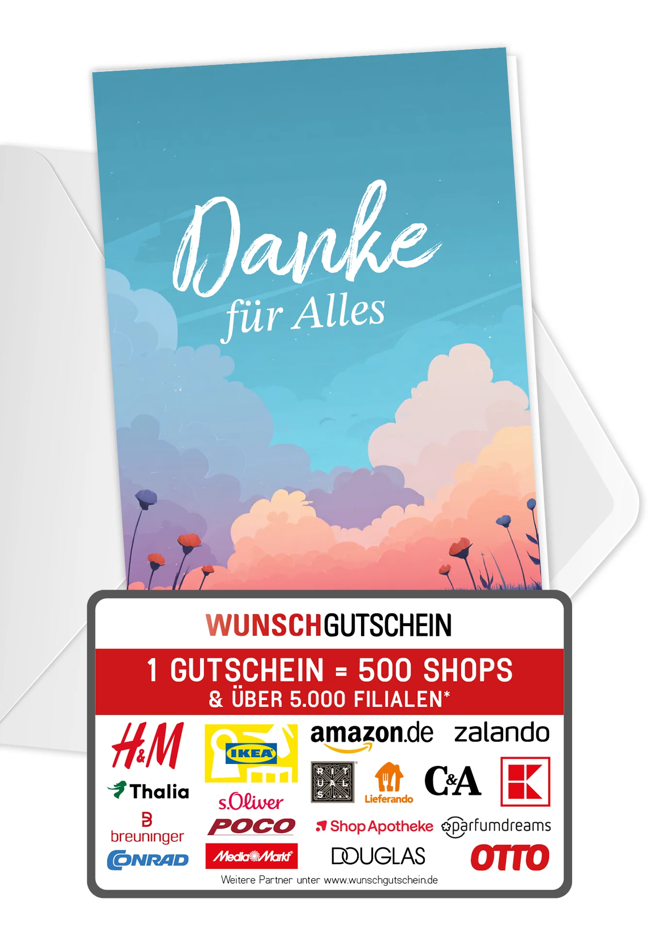 Danke für Alles - Bunte Wolken PDF