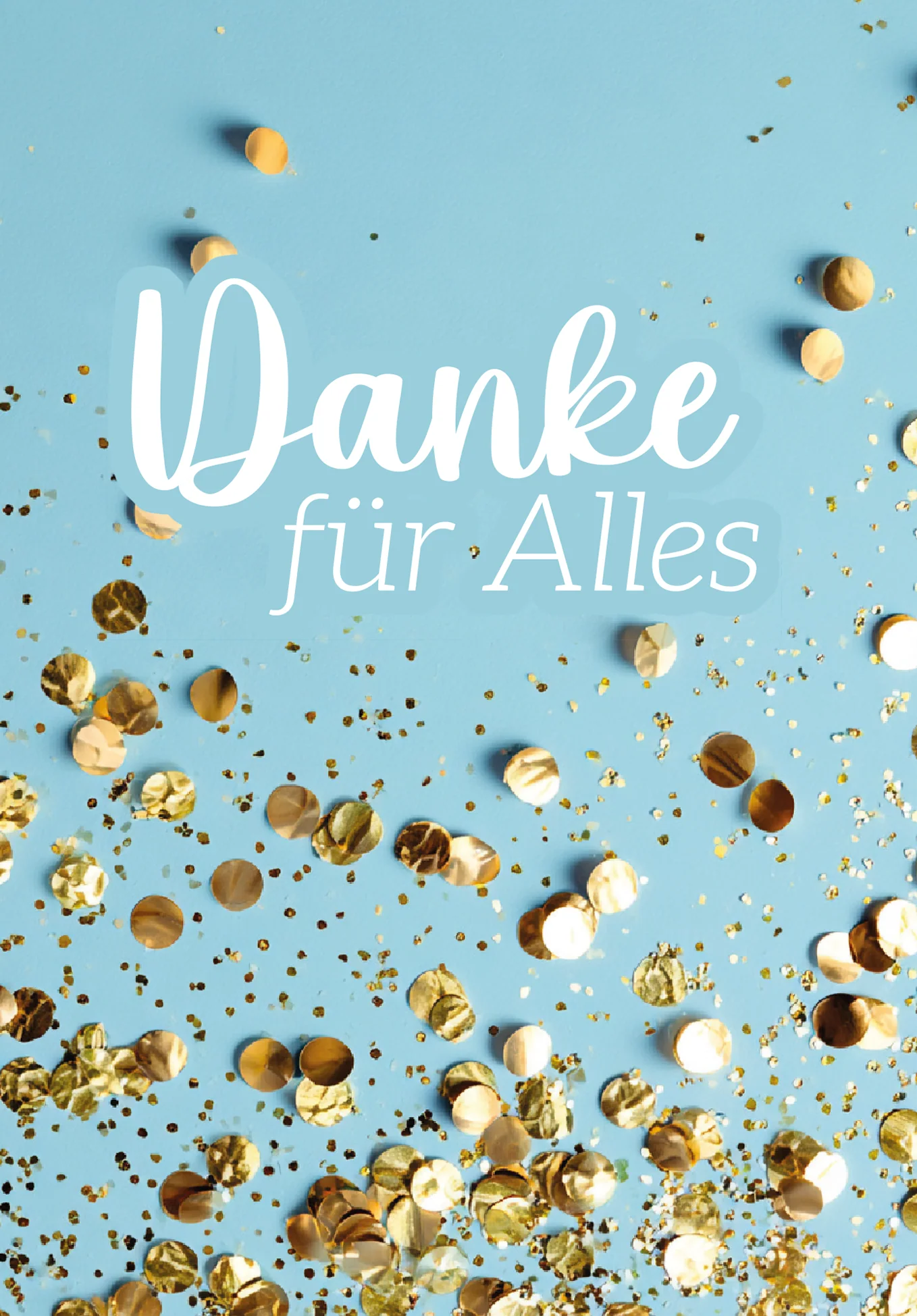 Danke für Alles - Konfetti Blau PDF - Image 2