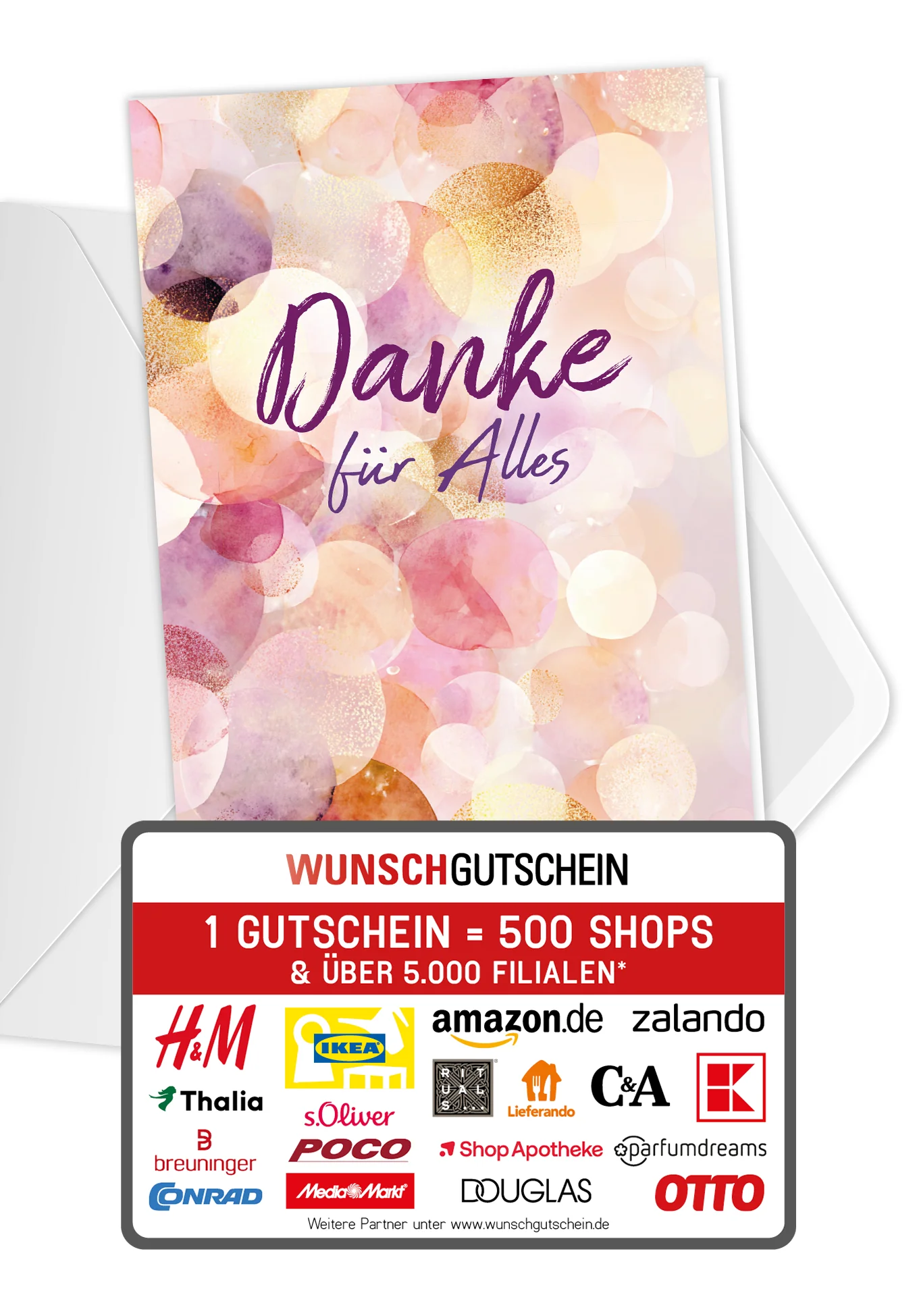 Danke für Alles - Lila Gold