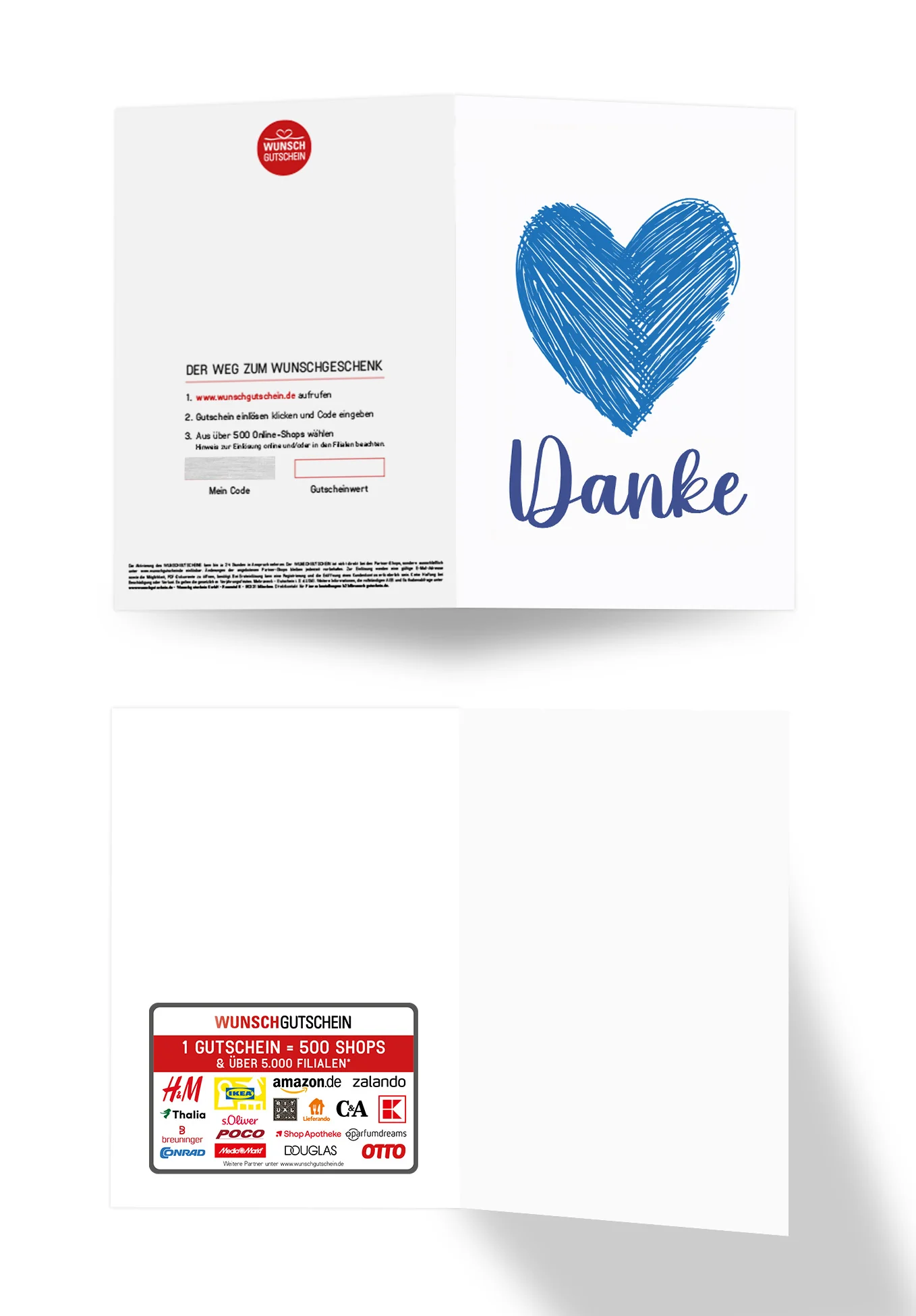 Danke - Herz Blau - Image 3