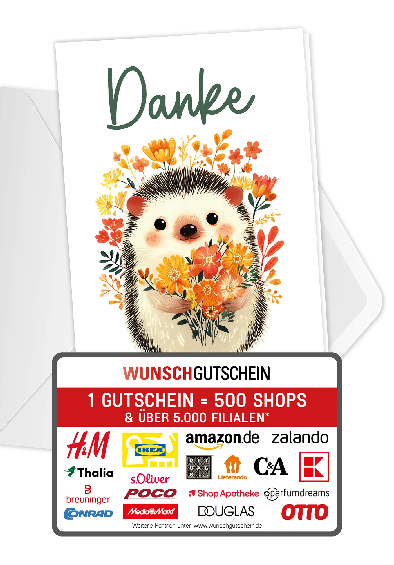 Danke - Igel Blumen PDF