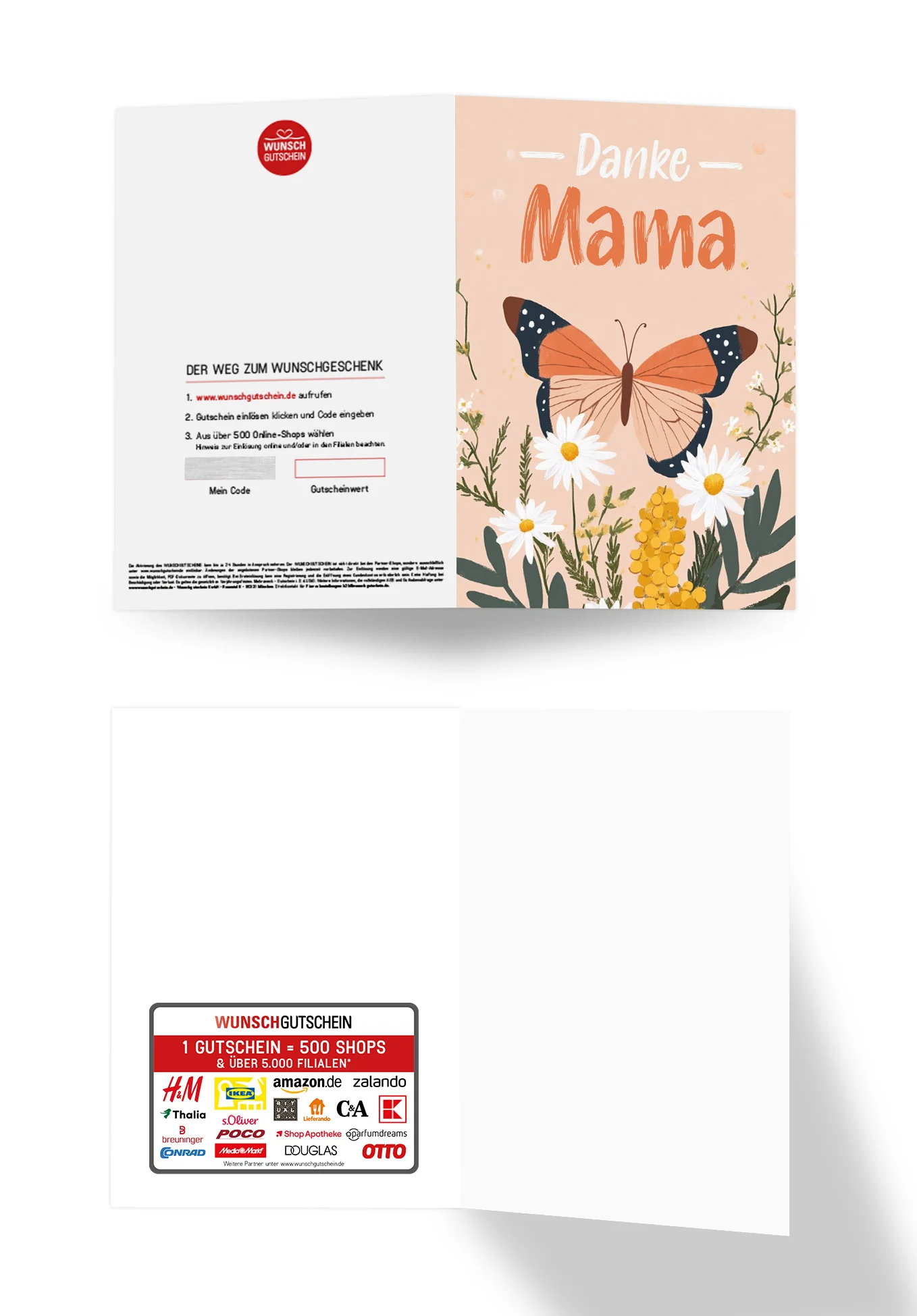 Danke Mama - Schmetterling Orange PDF - Image 3