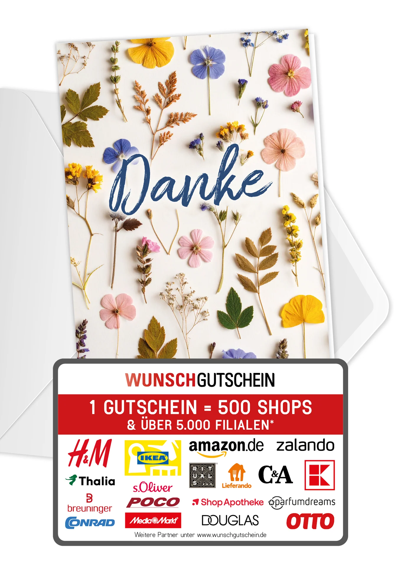 Danke - Trockenblumen Bunt PDF