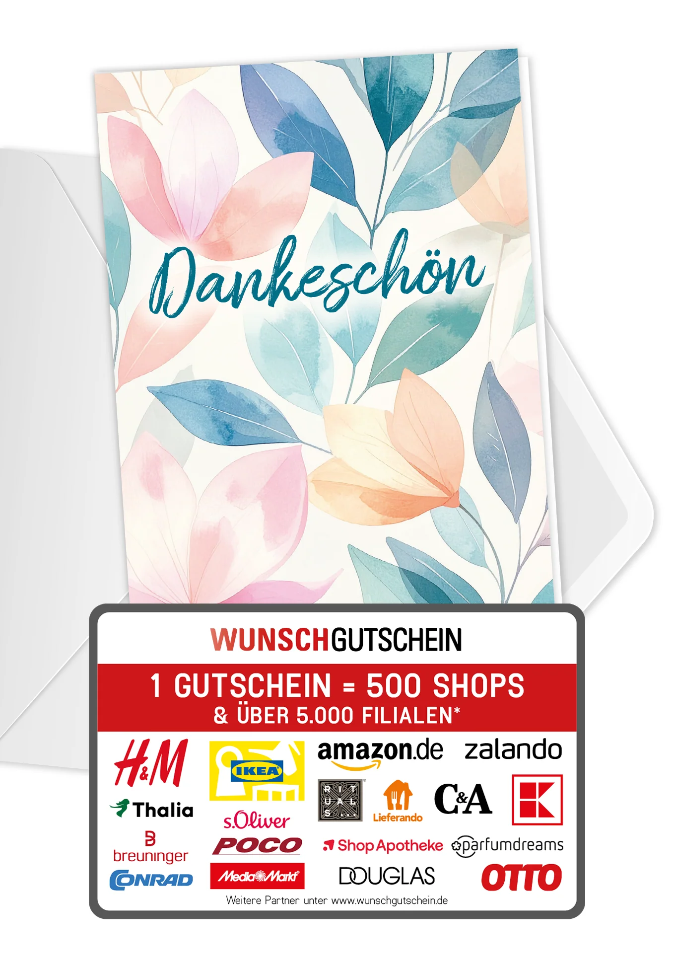Dankeschön - Blätter Bunt PDF