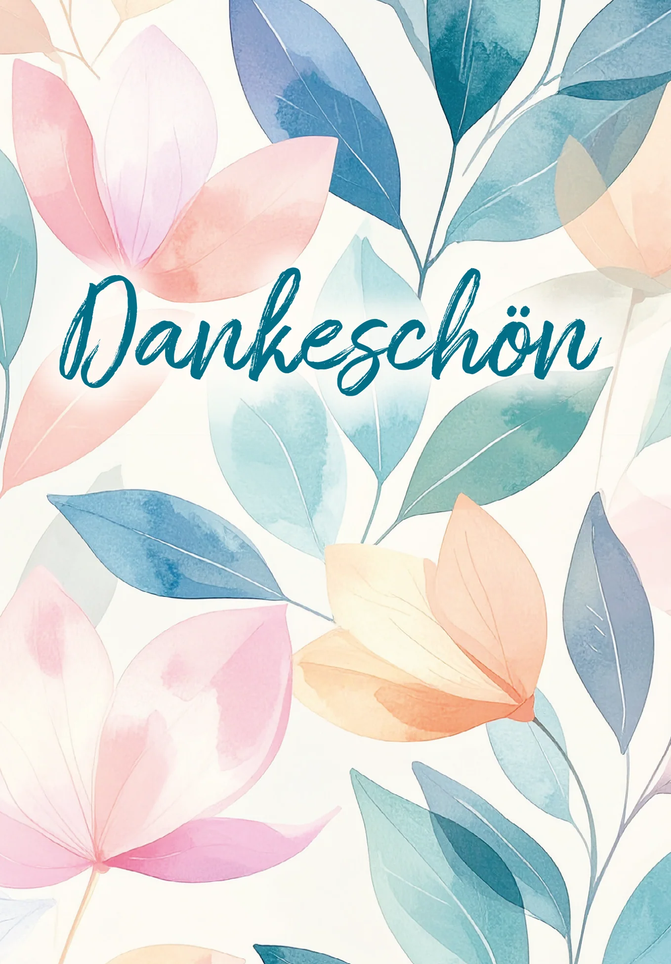 Dankeschön - Blätter Bunt PDF - Image 2