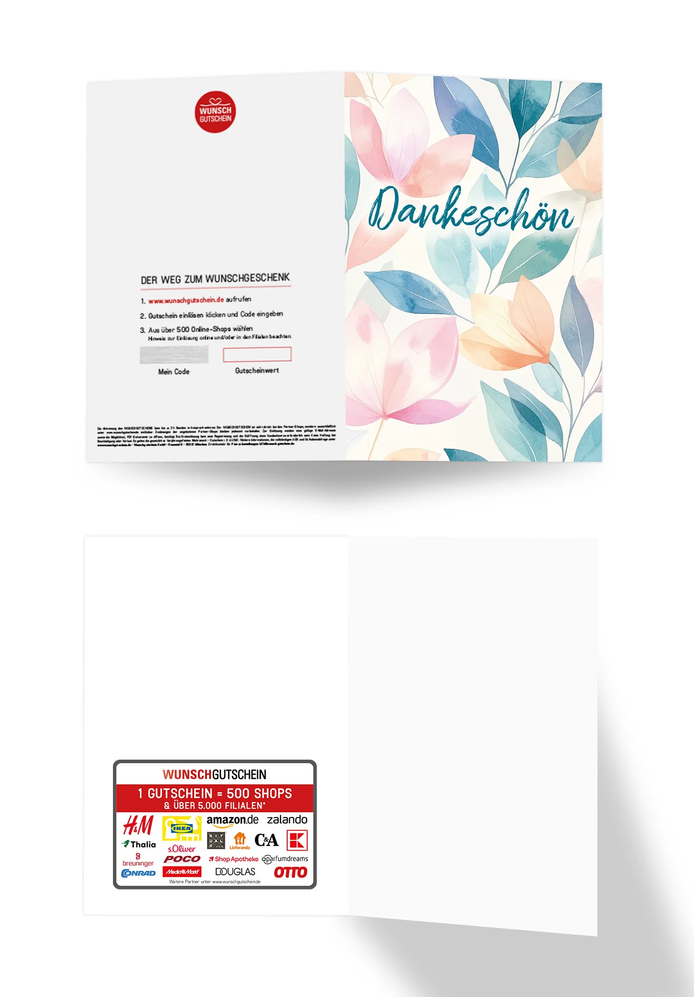 Dankeschön - Blätter Bunt PDF - Image 3