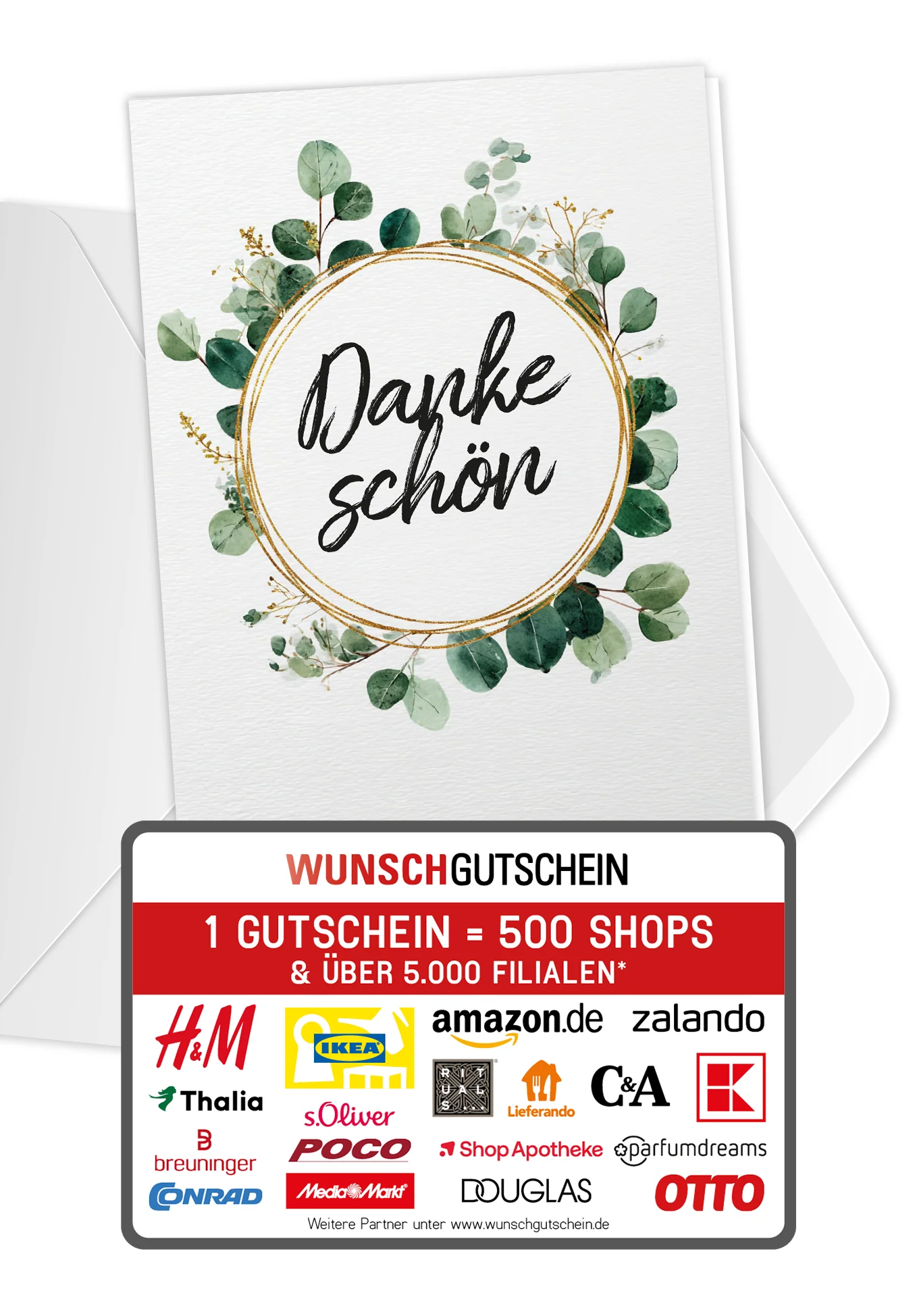 Dankeschön - Eucalyptus Kranz PDF