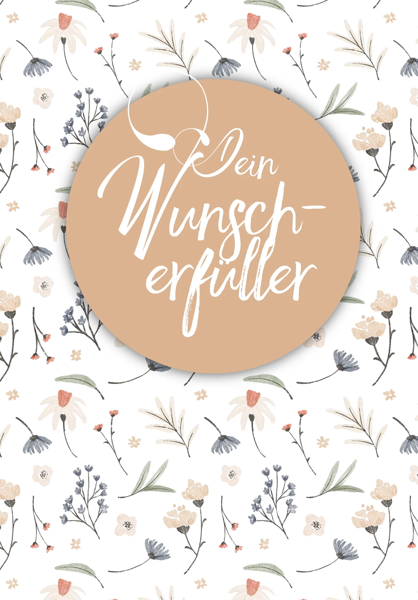Dein Wunscherfüller - Blumen weiß - Image 2