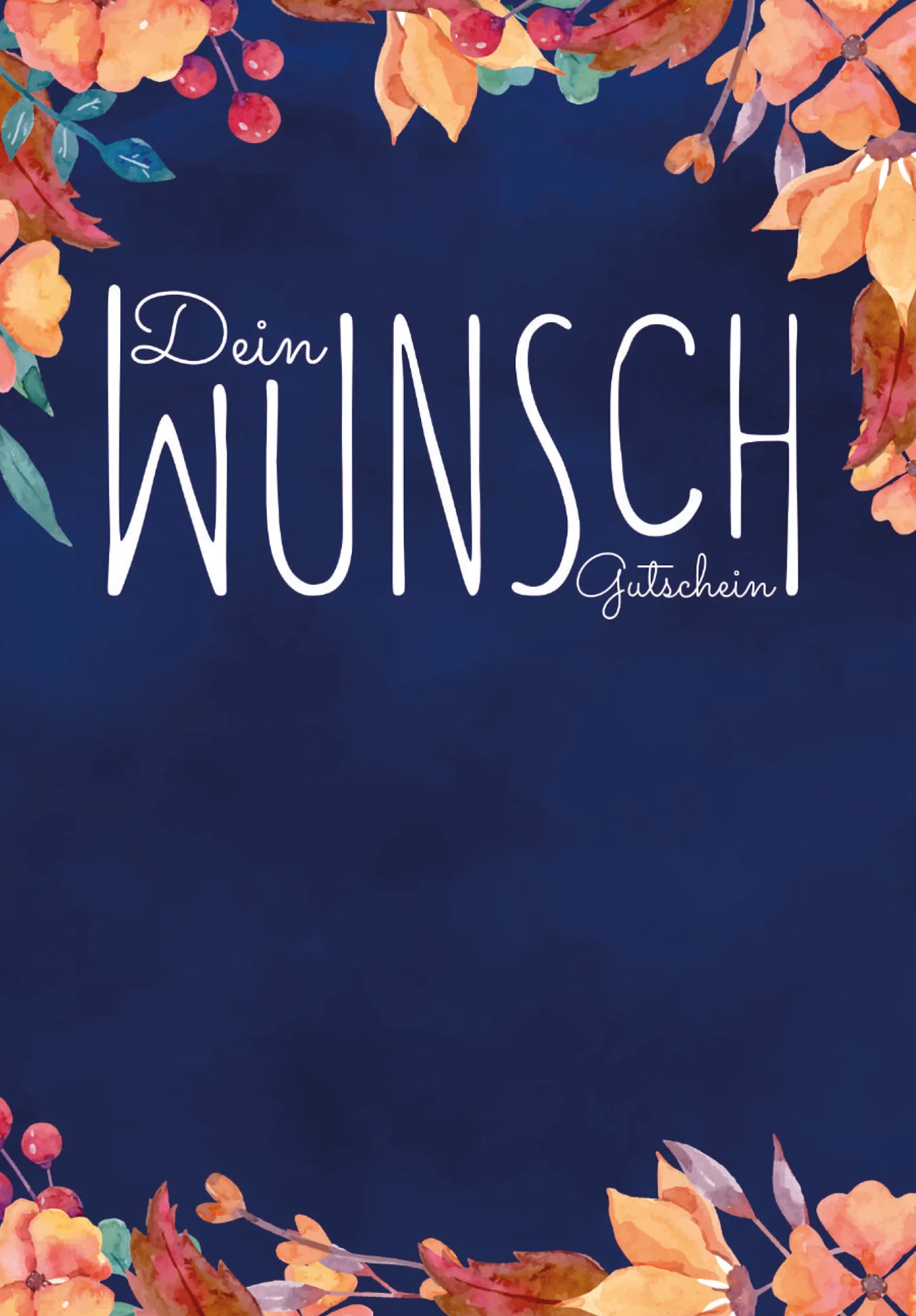 Dein Wunschgutschein - Blätter PDF - Image 2