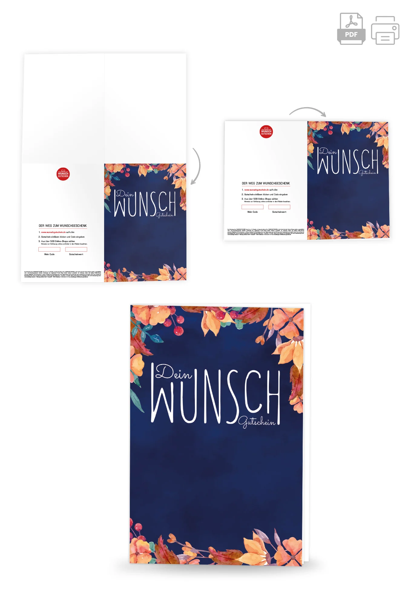 Dein Wunschgutschein - Blätter PDF - Image 4