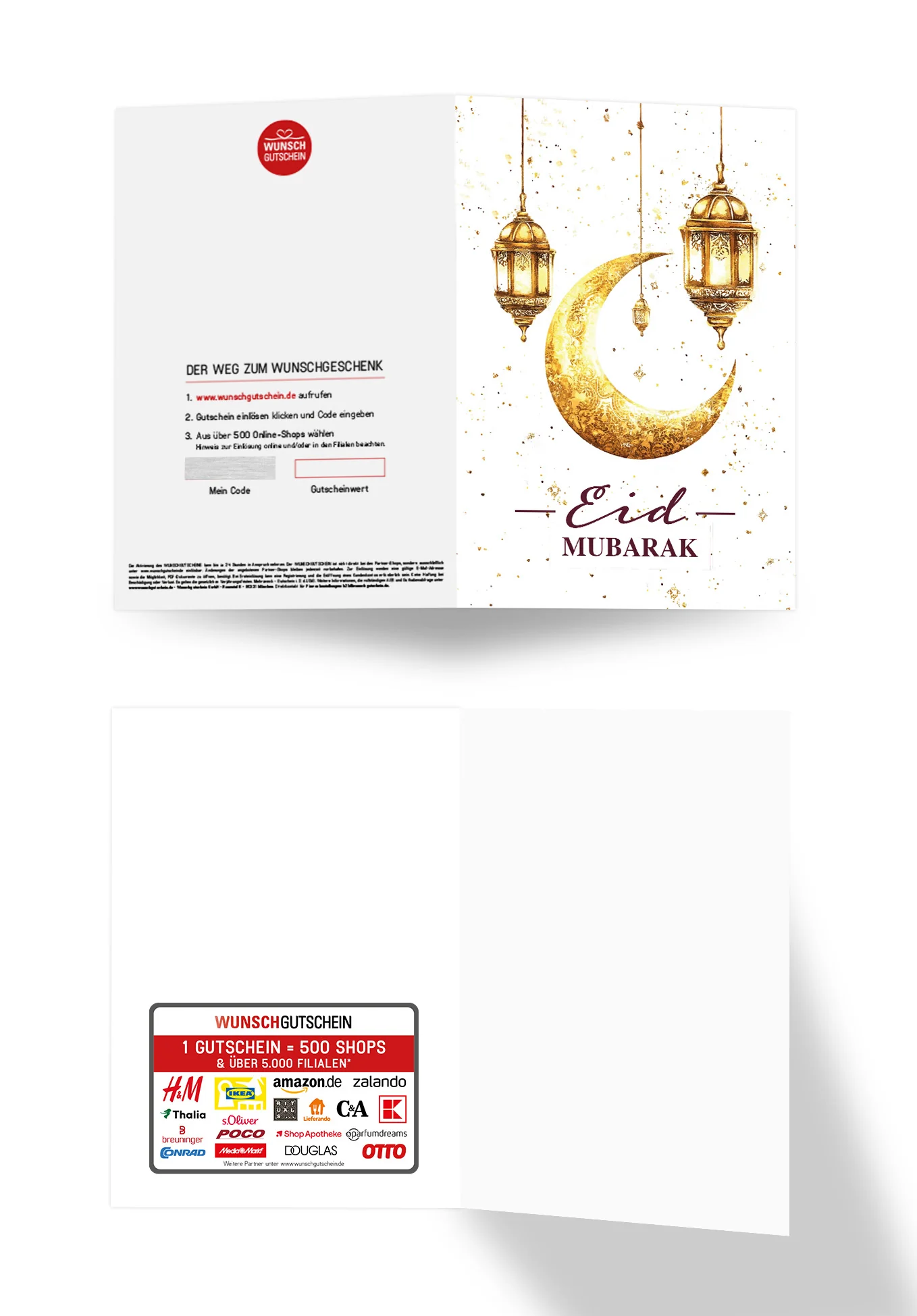 Eid Mubarak - Weiß Gold - Image 3