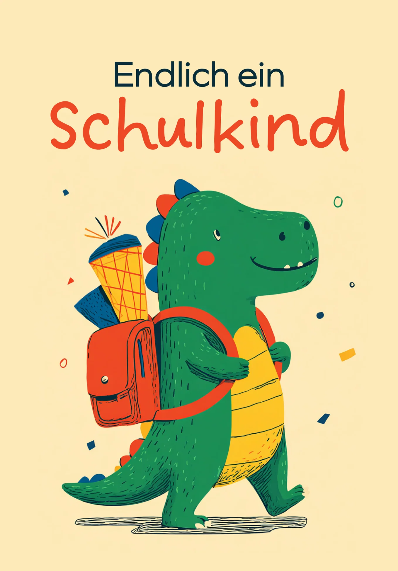 Endlich ein Schulkind - Dino - Image 2