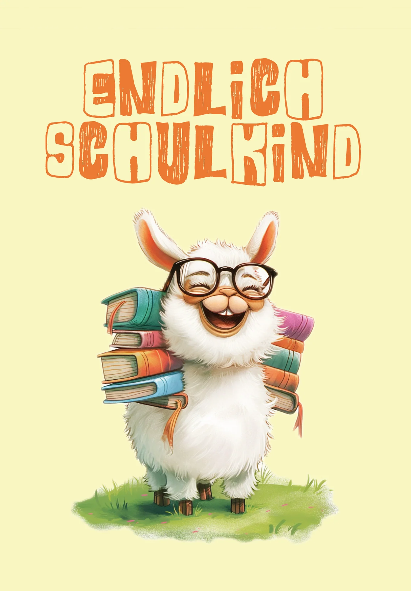 Endlich Schulkind - Lama - Image 2