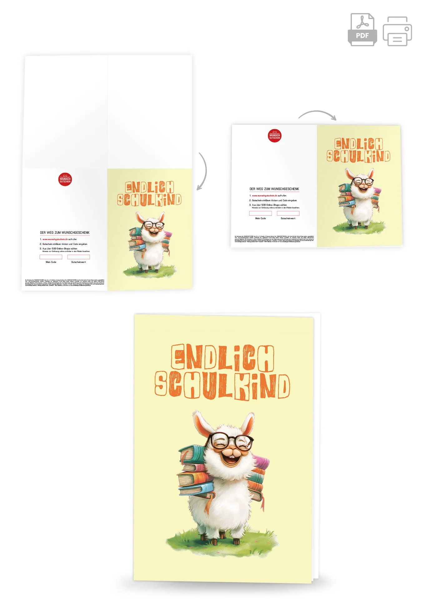 Endlich Schulkind - Lama PDF - Image 4