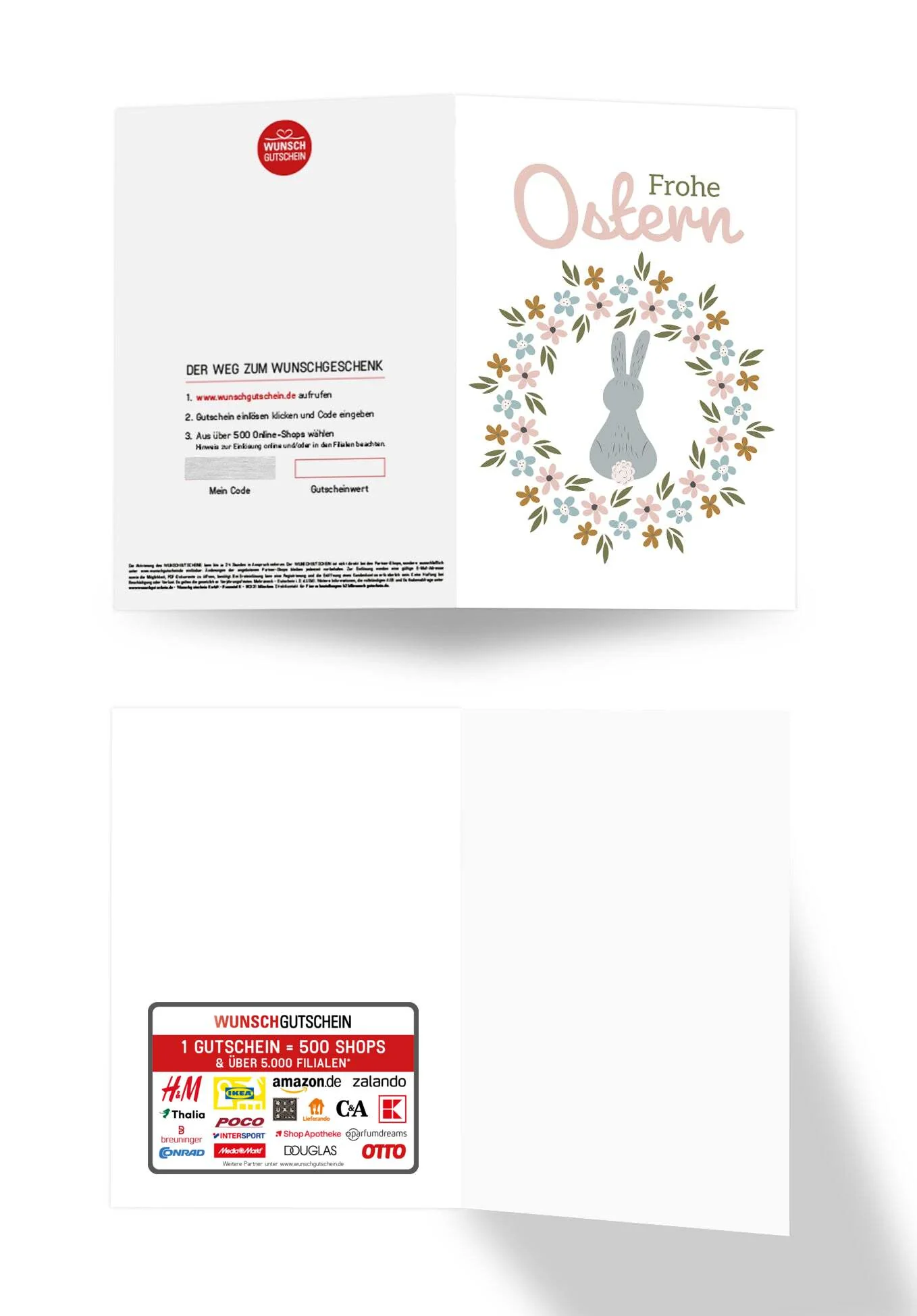 Frohe Ostern - Blumenkranz Hase PDF - Image 3