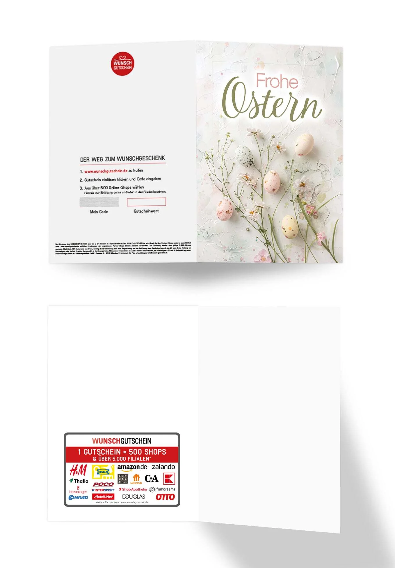 Frohe Ostern - Eier und Blumen Pastel PDF - Image 3