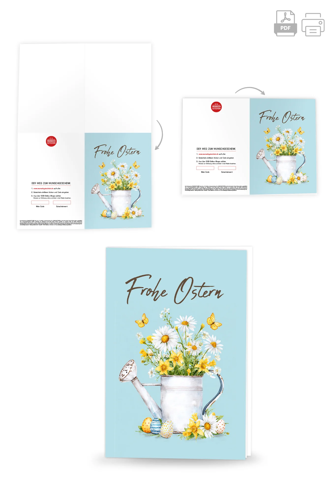 Frohe Ostern - Gießkanne PDF - Image 4