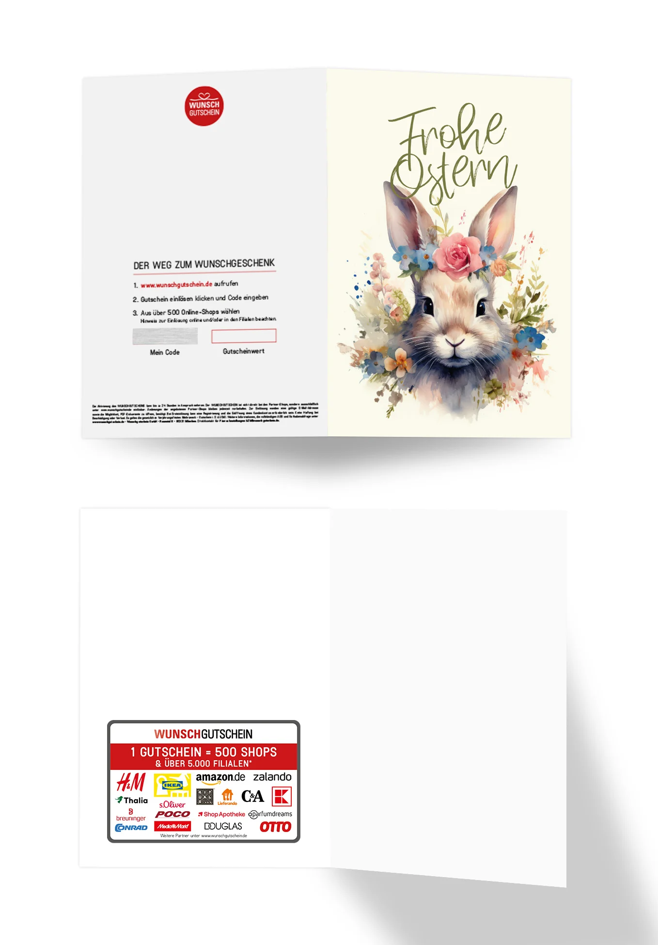 Frohe Ostern - Hase Blumen - Image 3