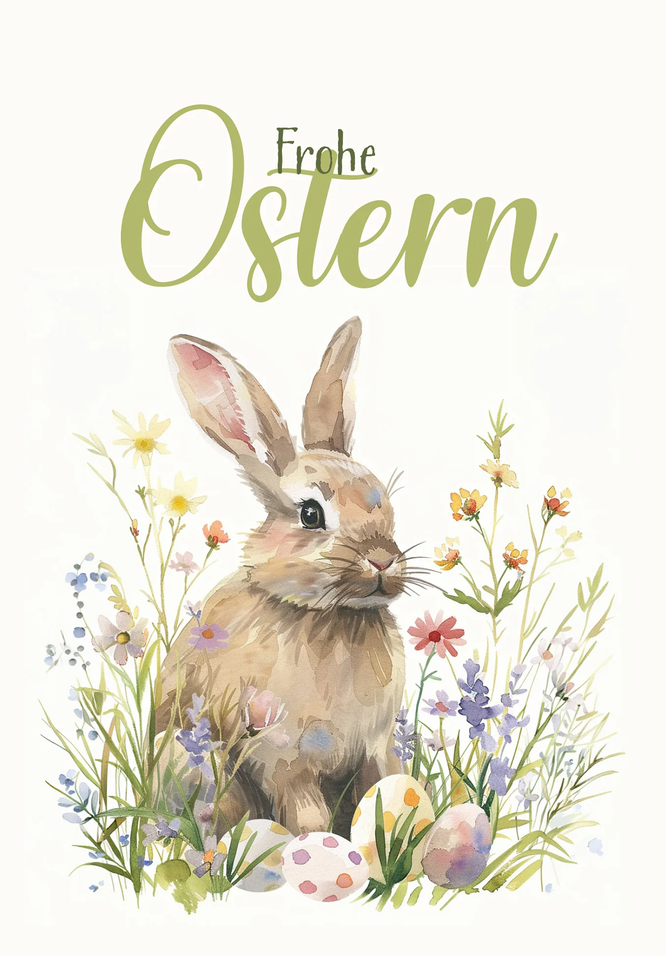 Frohe Ostern - Hase im Grass PDF - Image 2