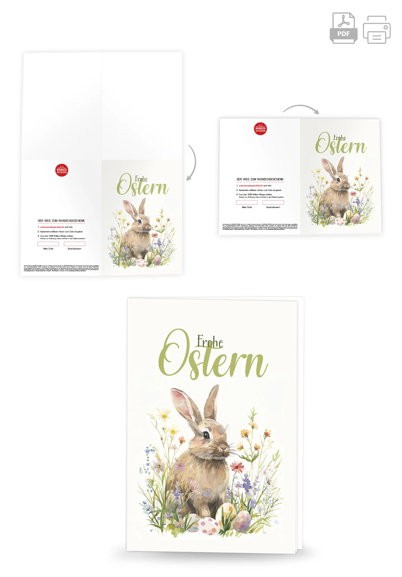 Frohe Ostern - Hase im Grass PDF - Image 4