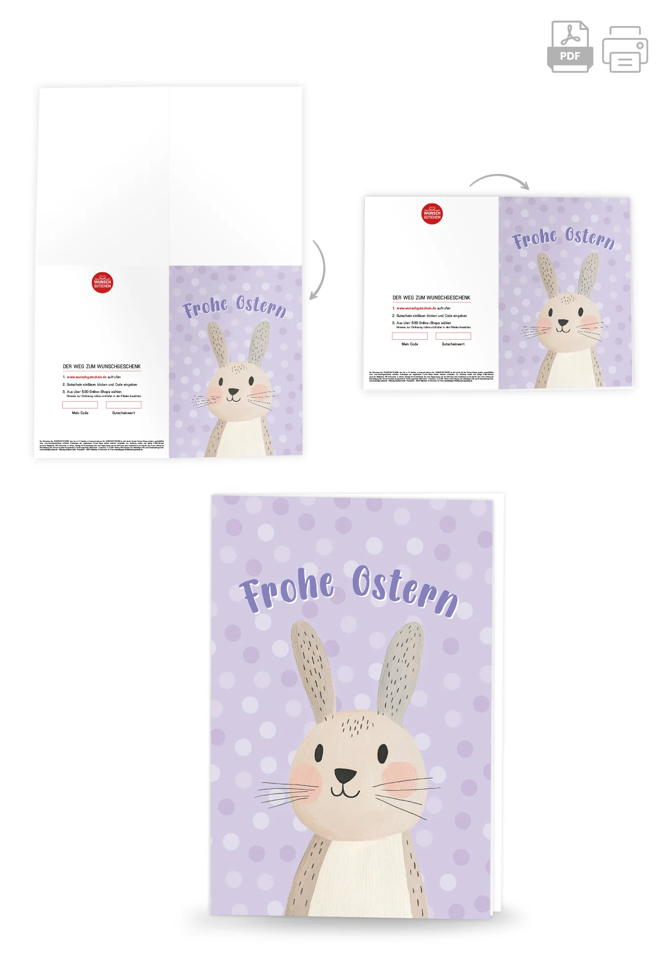 Frohe Ostern - Hase Pastellila PDF - Image 4