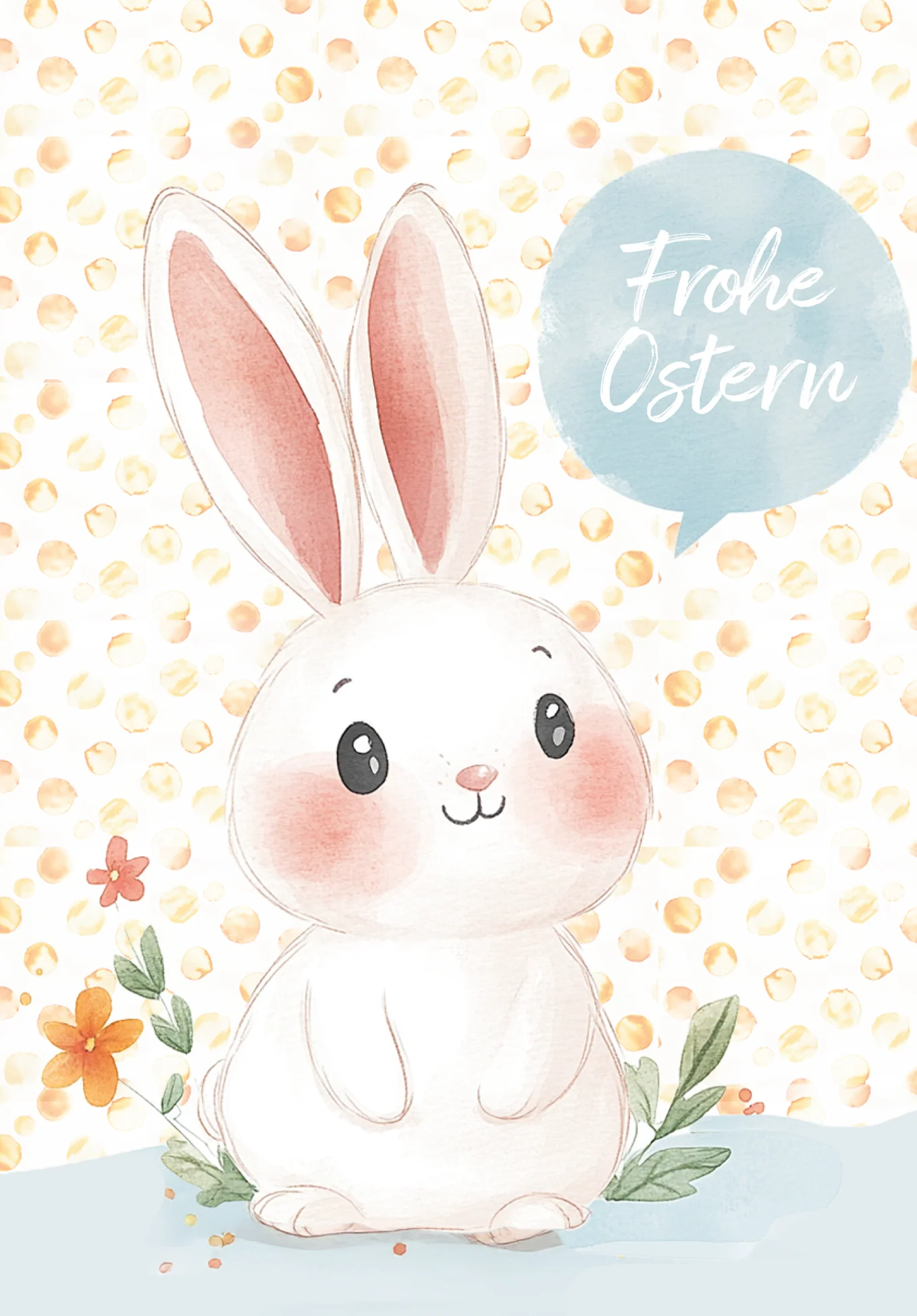 Frohe Ostern - Hase Sprechblase - Image 2