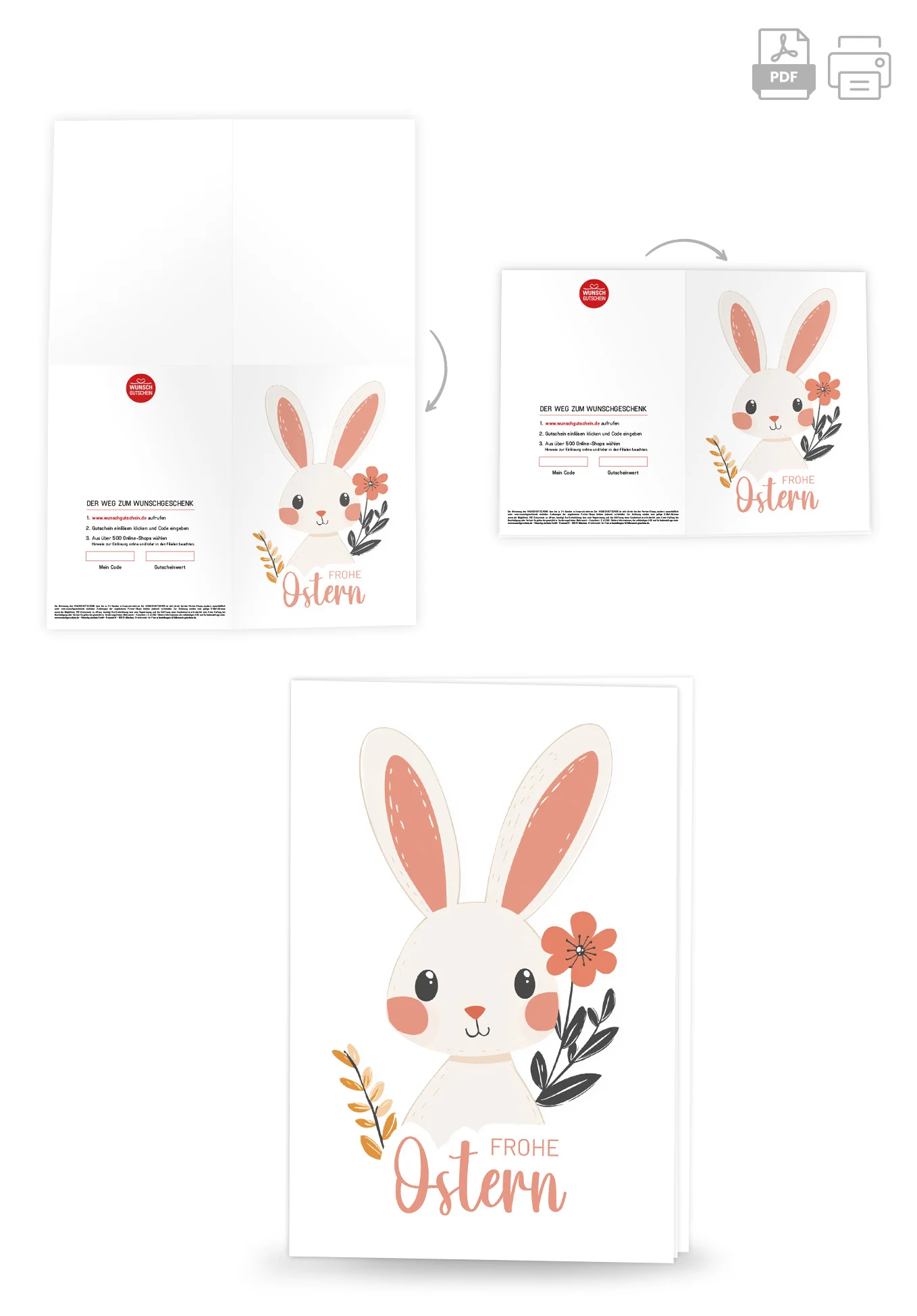 Frohe Ostern - Hase Weiß - Image 4