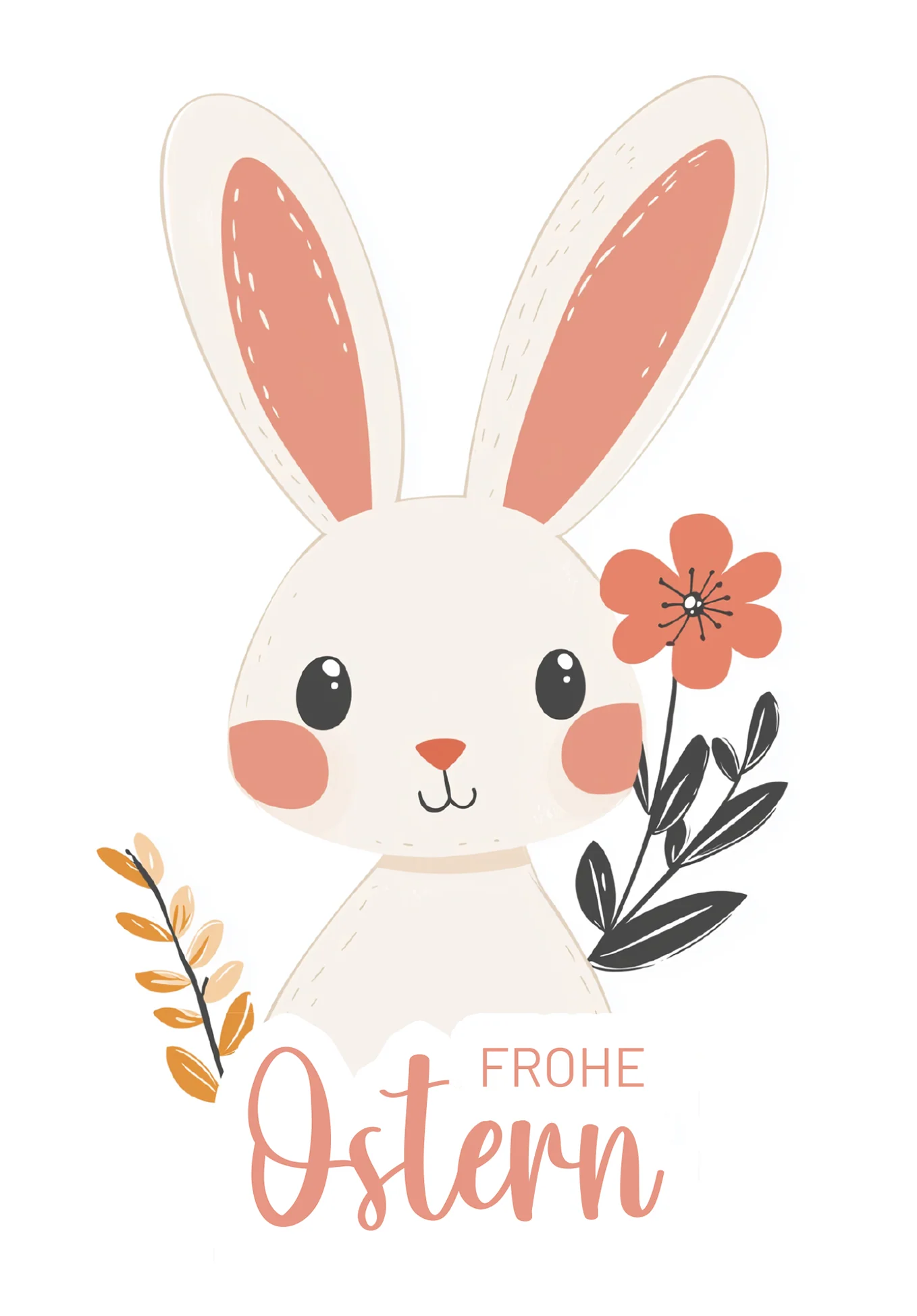 Frohe Ostern - Hase Weiß PDF - Image 2