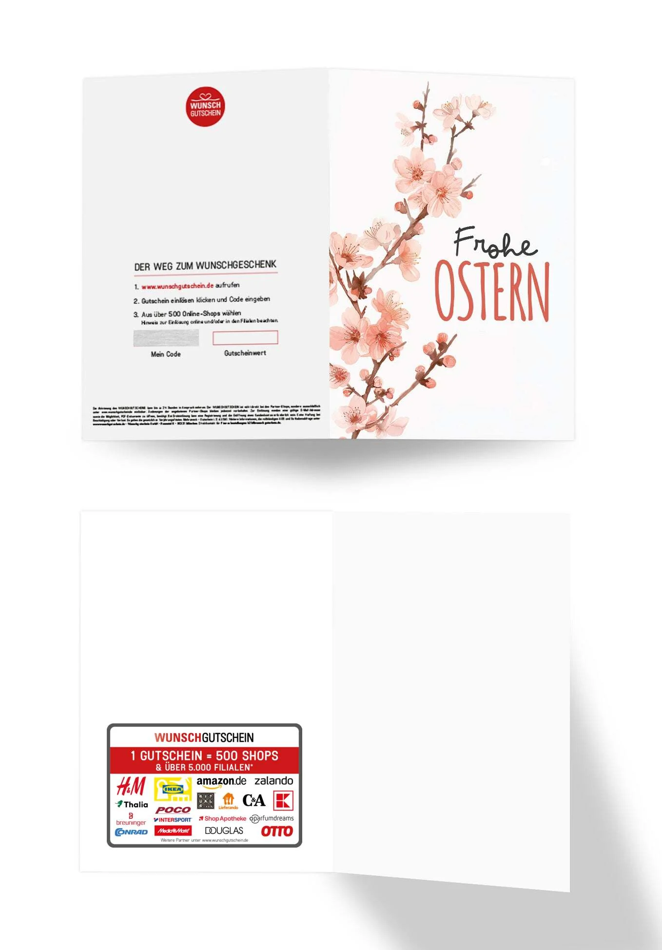 Frohe Ostern - Kirschblüten Aquarell - Image 3