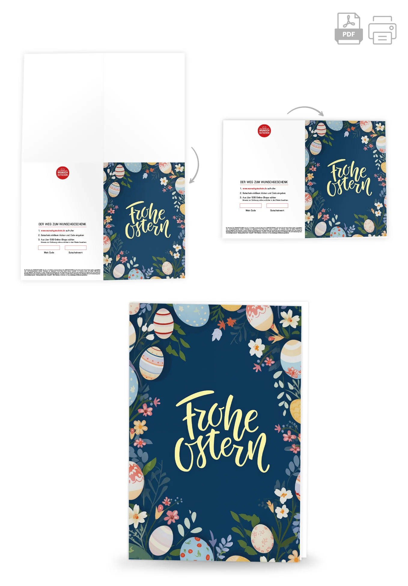 Frohe Ostern - Ostereier Blumen PDF - Image 4